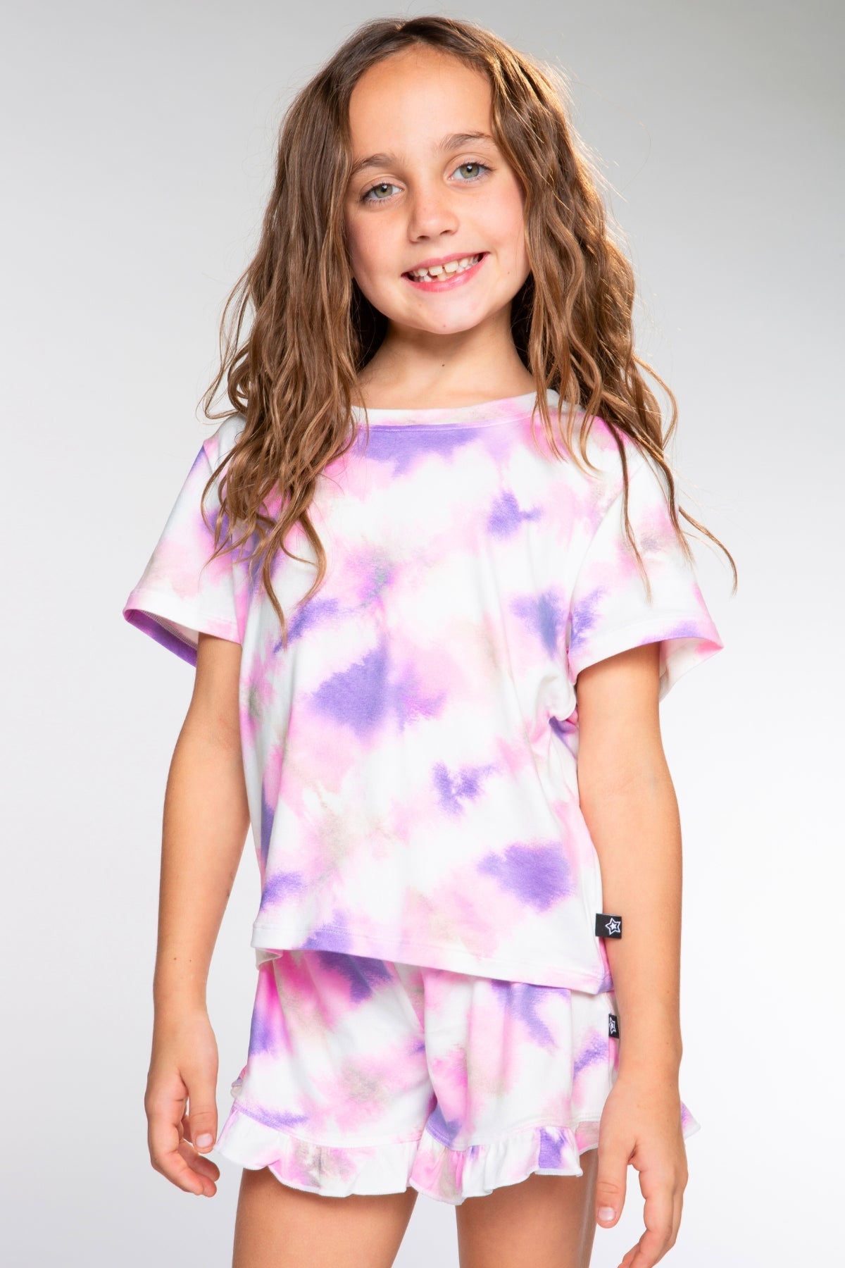 Simply Soft Easy Tee. - Ivory Gingham Daydream