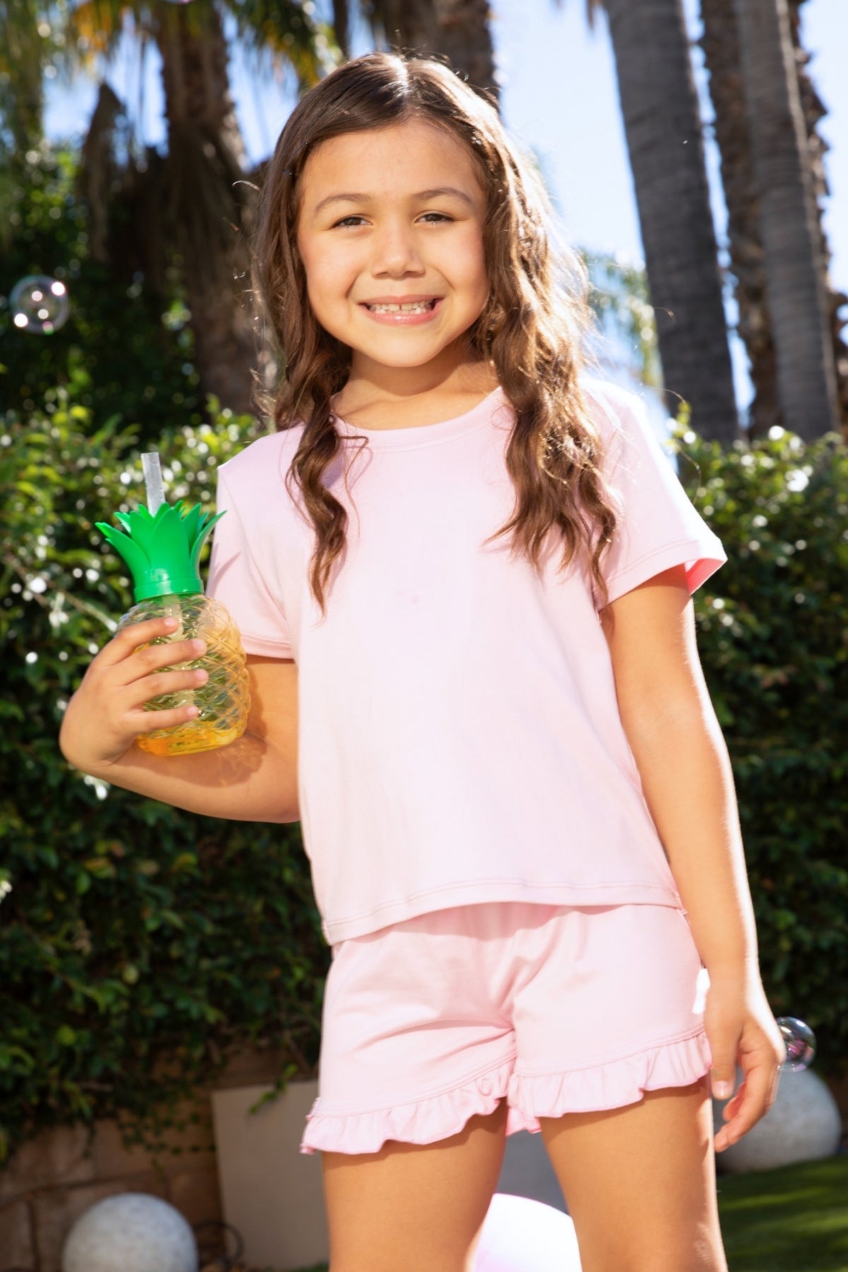 Simply Soft Ruffle Short - Pink Rose - NEW!