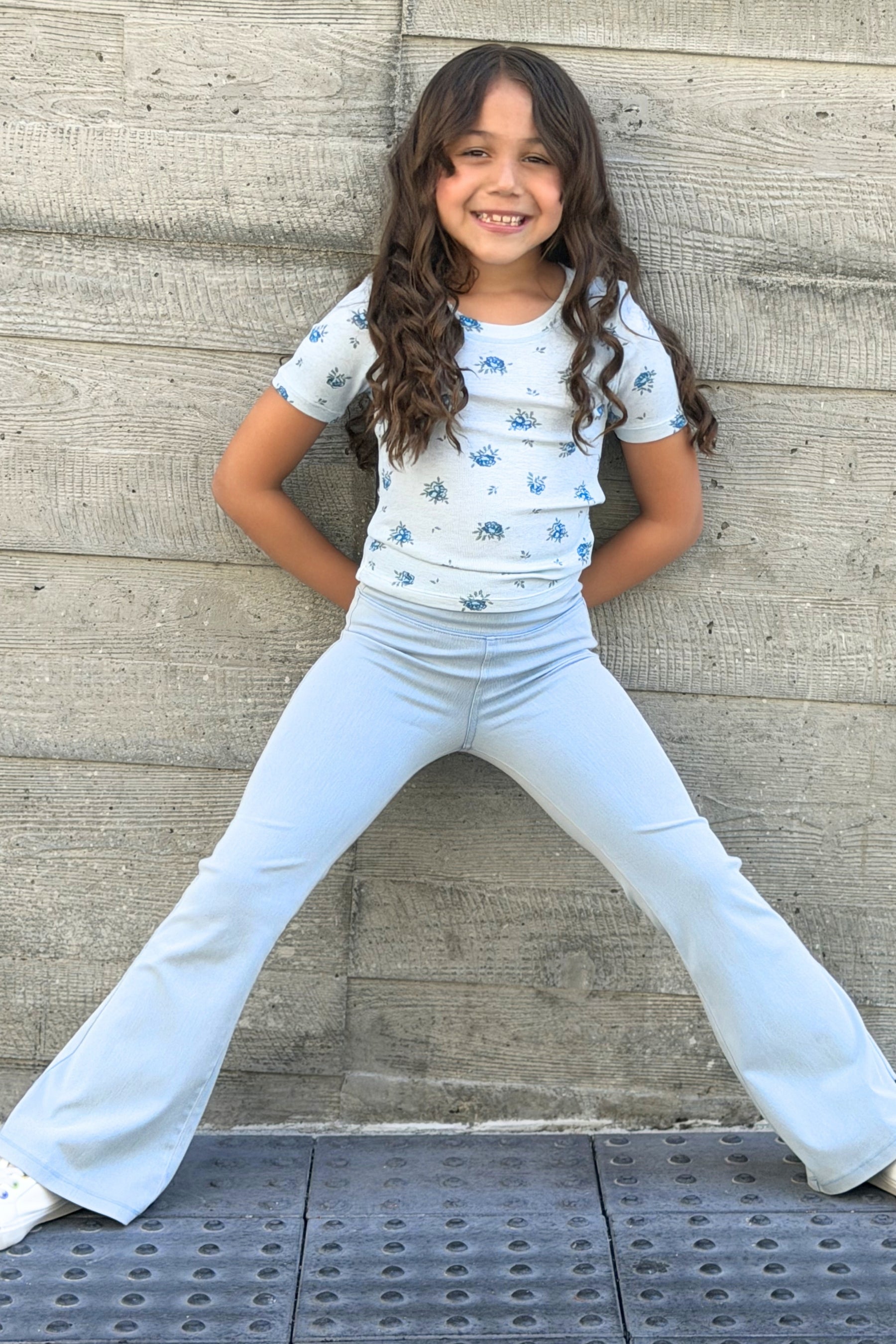 Ultra-Soft Ribbed Fitted Tee - Petal Pink - NEW!