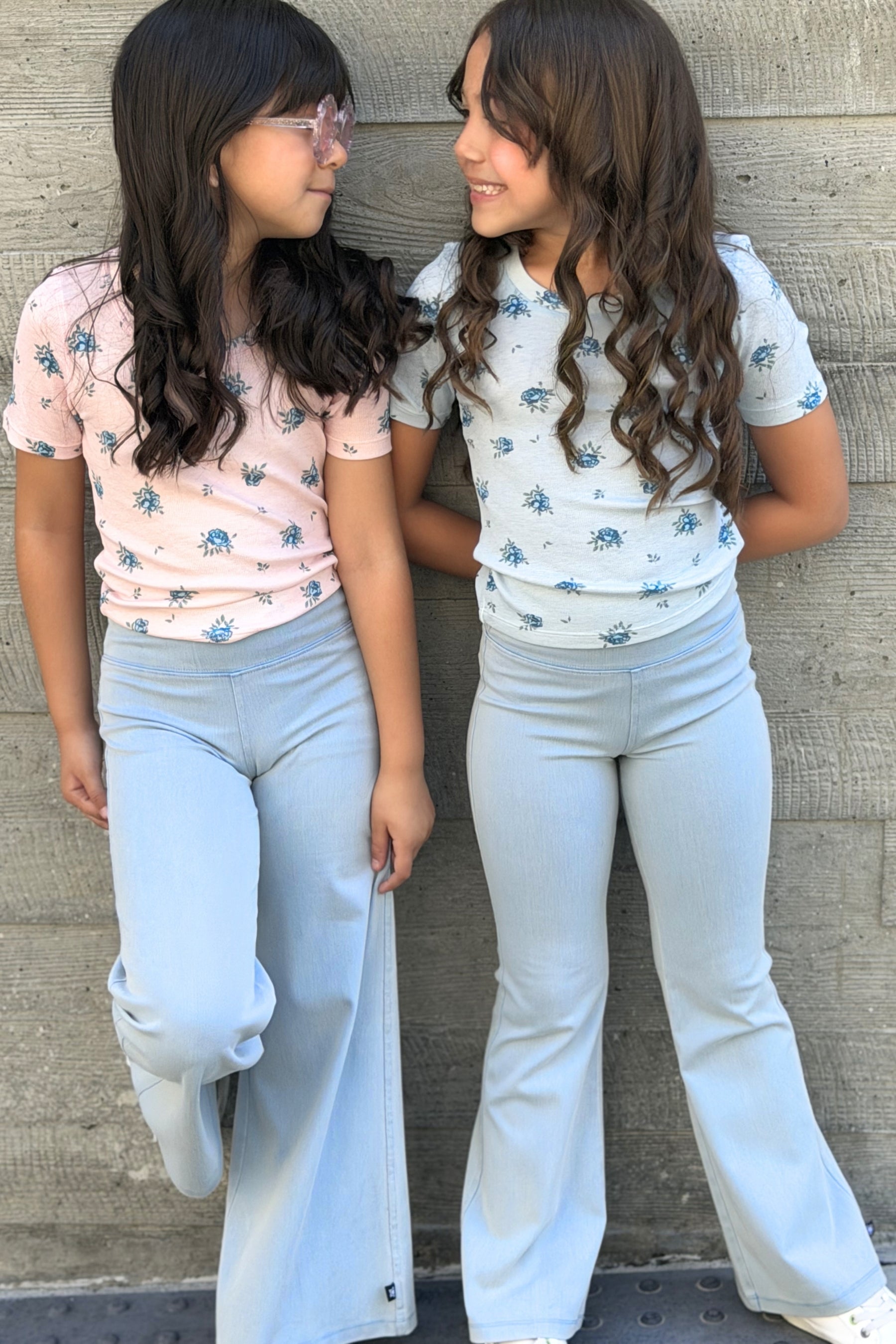 Ultra-Soft Ribbed Fitted Tee - Petal Pink - NEW!