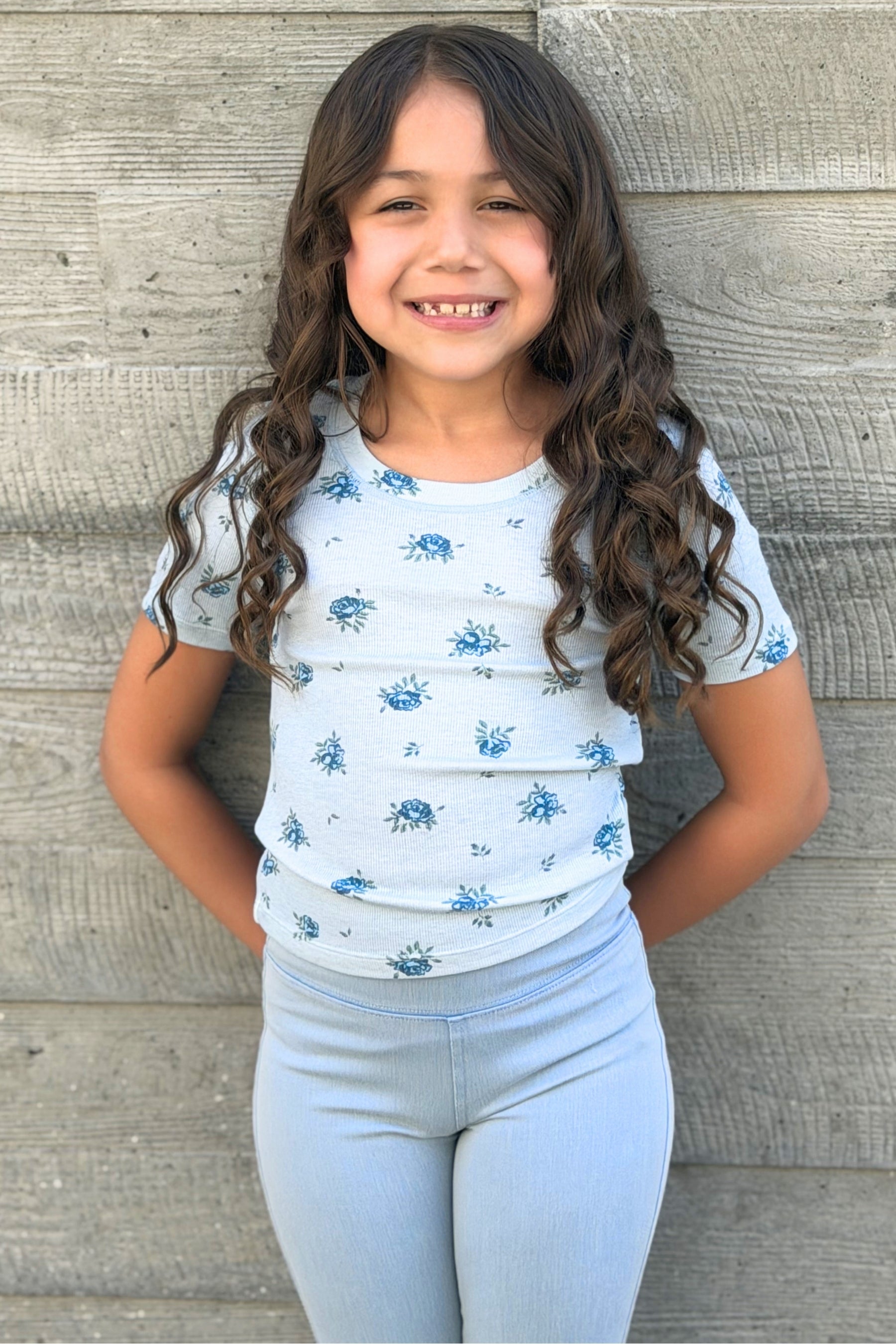 Ultra-Soft Ribbed Fitted Tee - Petal Pink - NEW!