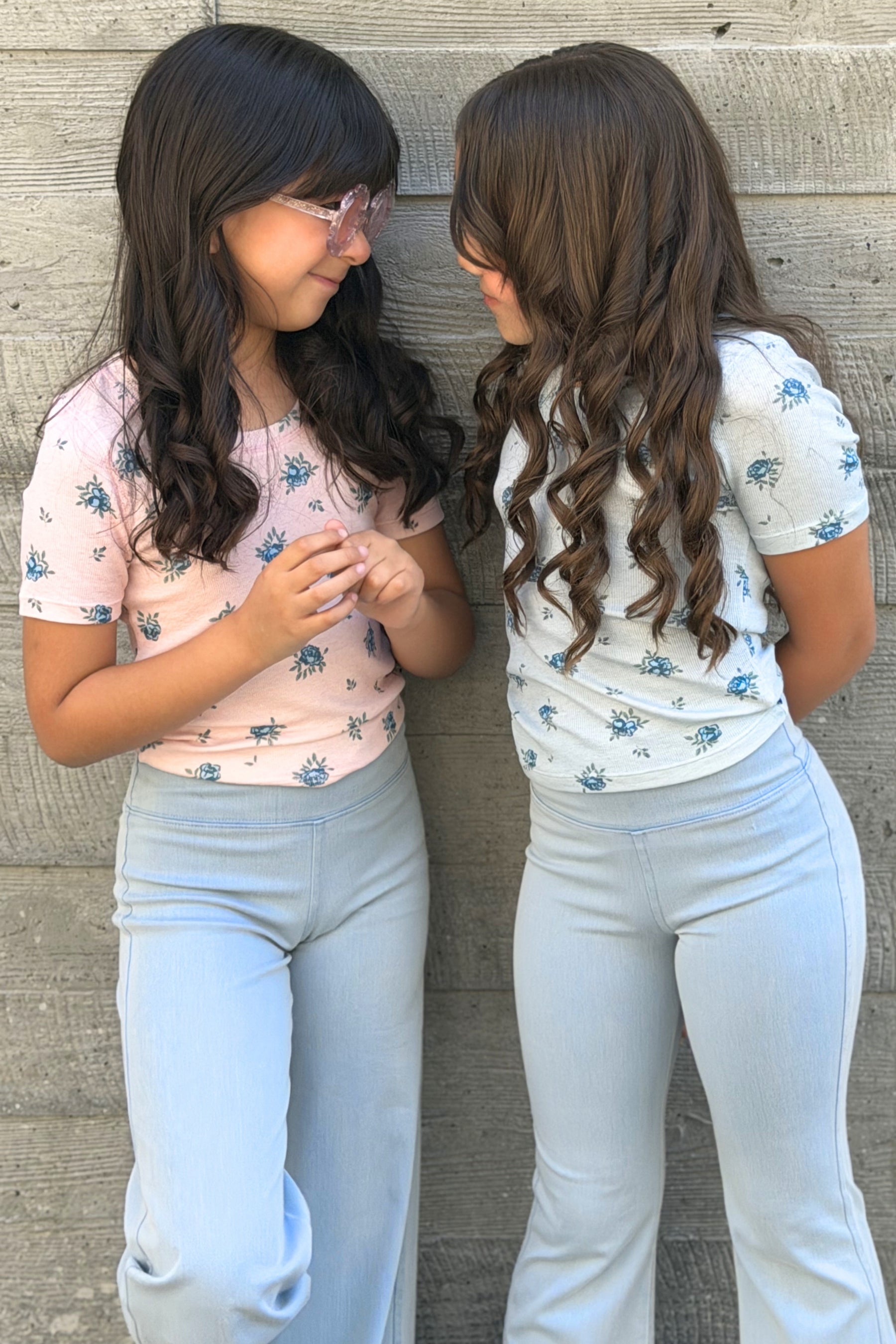 Ultra-Soft Ribbed Fitted Tee - Petal Pink - NEW!