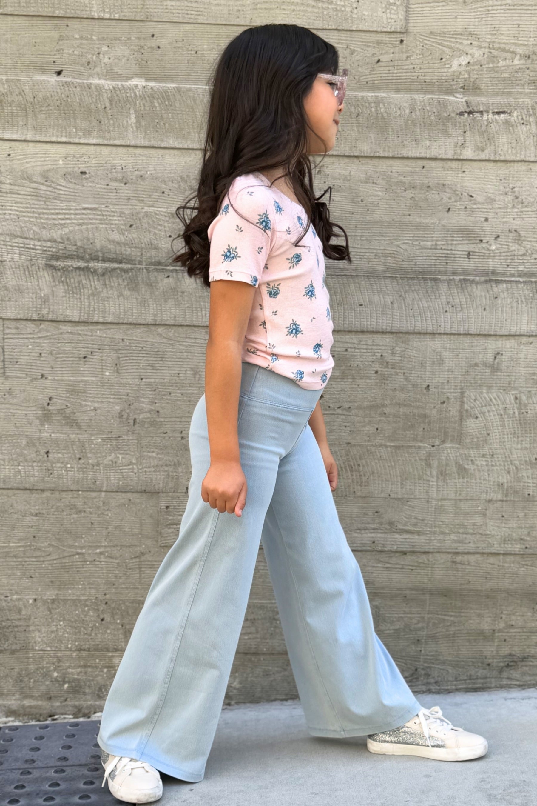 Ultra-Soft Ribbed Fitted Tee - Petal Pink - NEW!