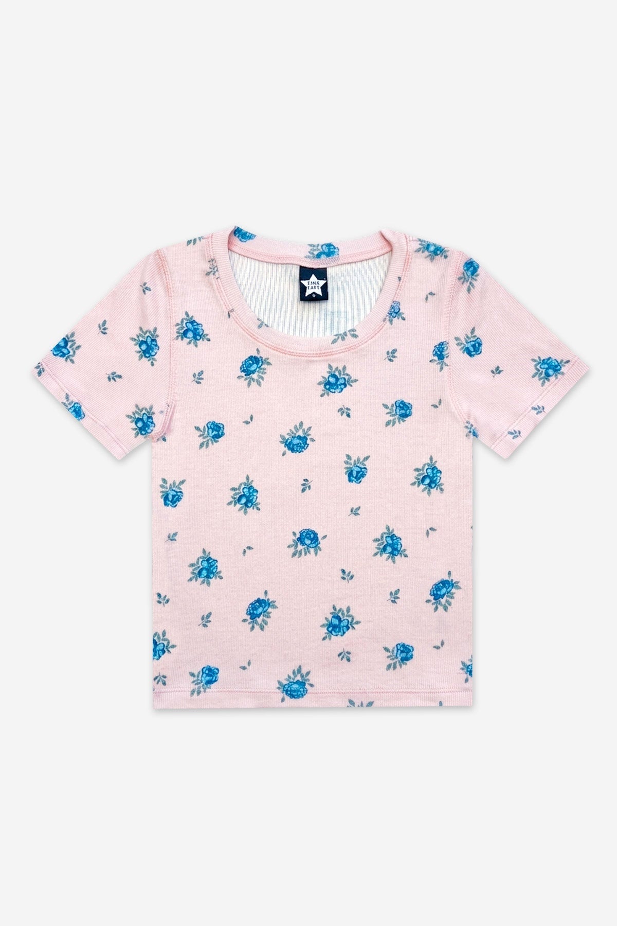 Ultra-Soft Ribbed Fitted Tee - Petal Pink - NEW!