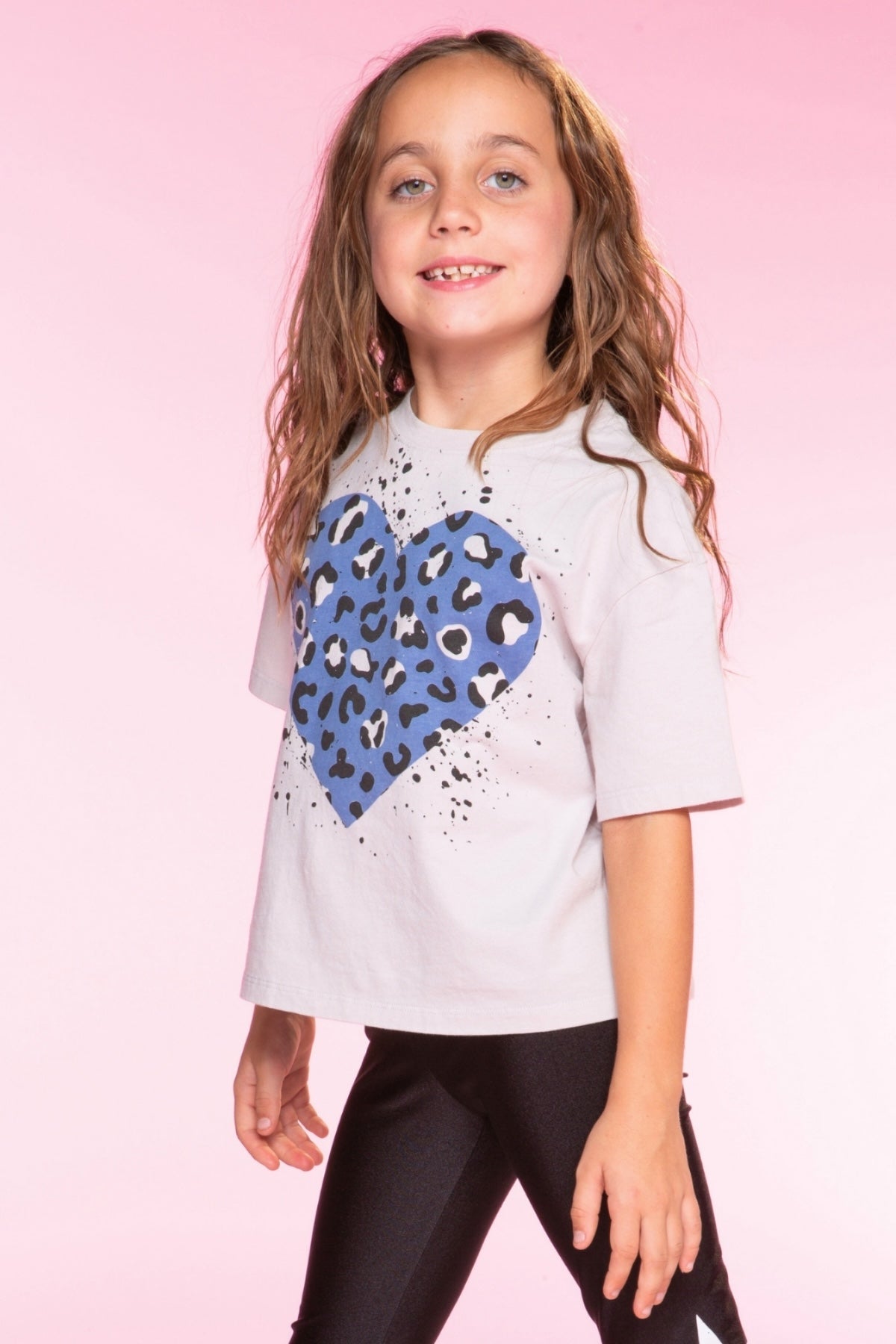 3-Pack Washed Cotton Drop Shoulder Tee - Denim Floral | Lt Pink USA | Blue Vintage Daisy - NEW!