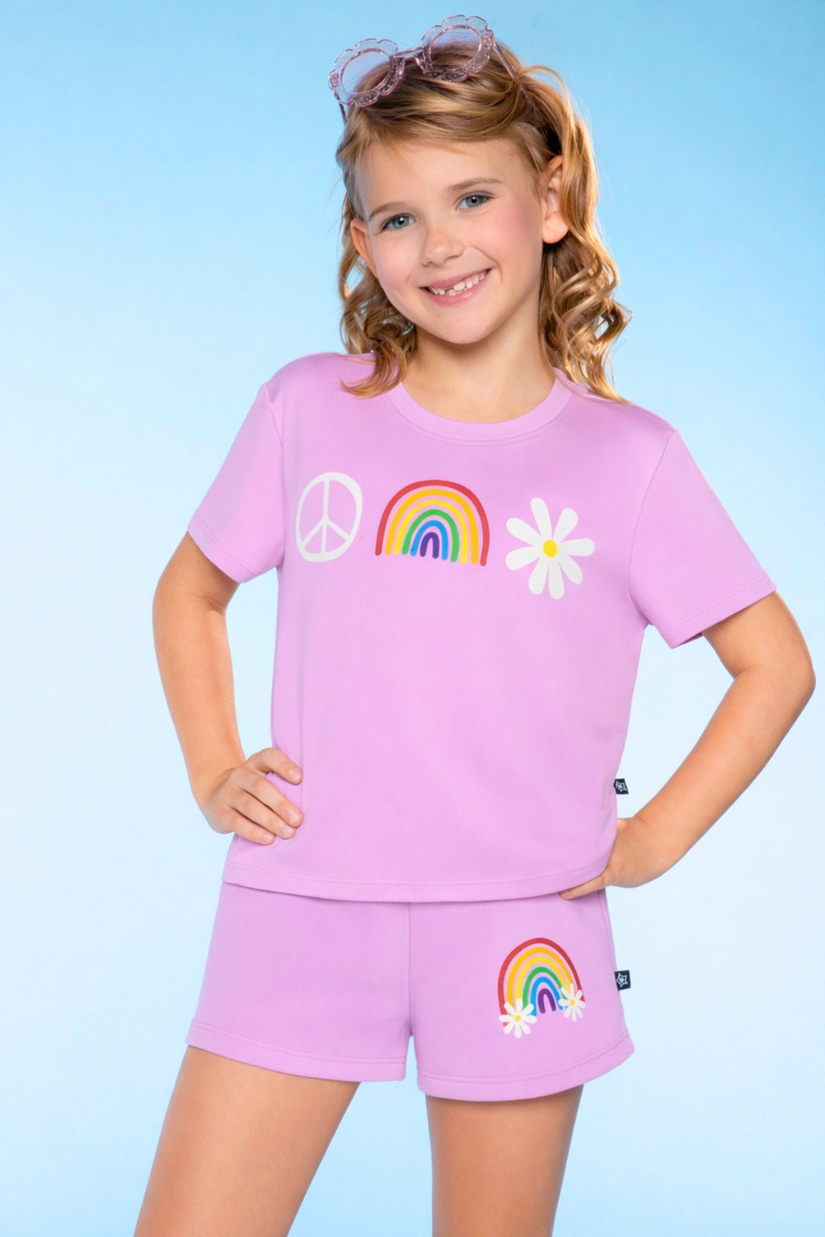 Simply Soft Easy Tee. - Ivory Gingham Daydream