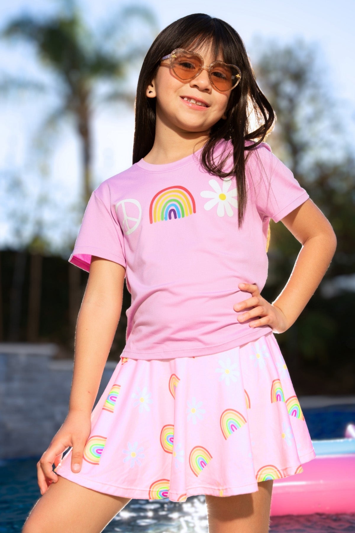 Simply Soft Easy Tee. - Ivory Gingham Daydream