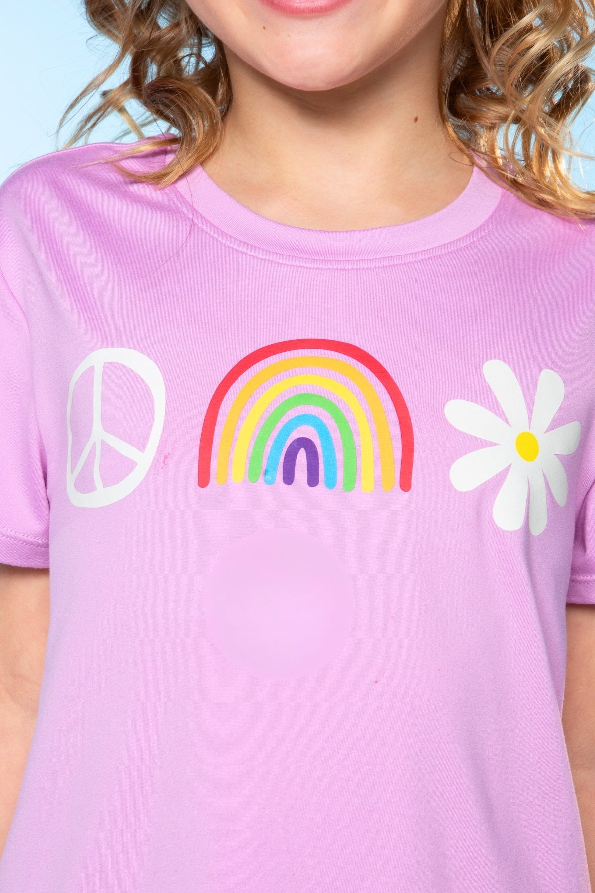 Simply Soft Easy Tee. - Ivory Gingham Daydream