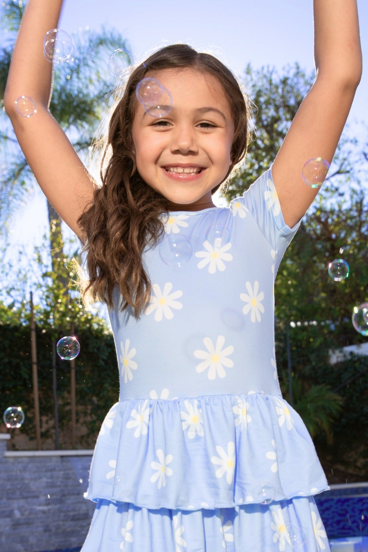 2-Pack Simply Soft Short Sleeve Dress - Rainbow Pastel Tie Dye | Lt Pink Rainbow Leopard Heart