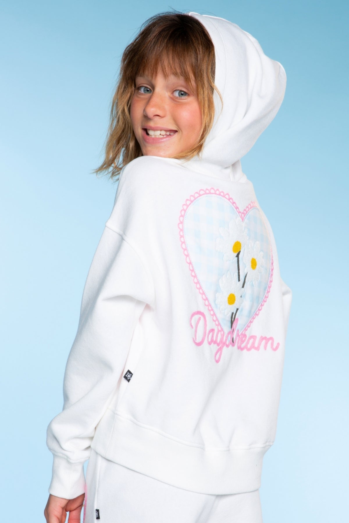 Cloud Soft French Terry Everyday Hoodie - Vintage Rose Hibiscus