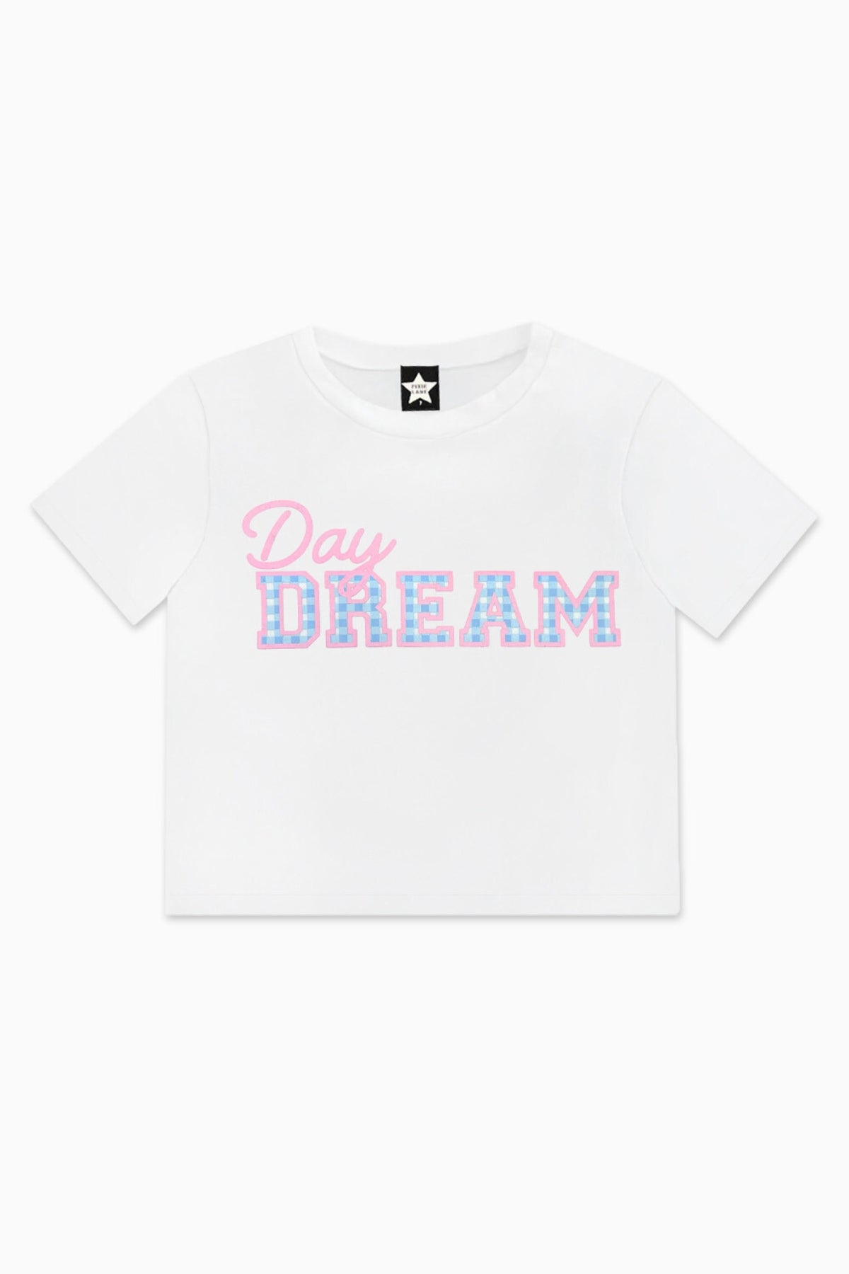 Simply Soft Easy Tee. - Ivory Gingham Daydream