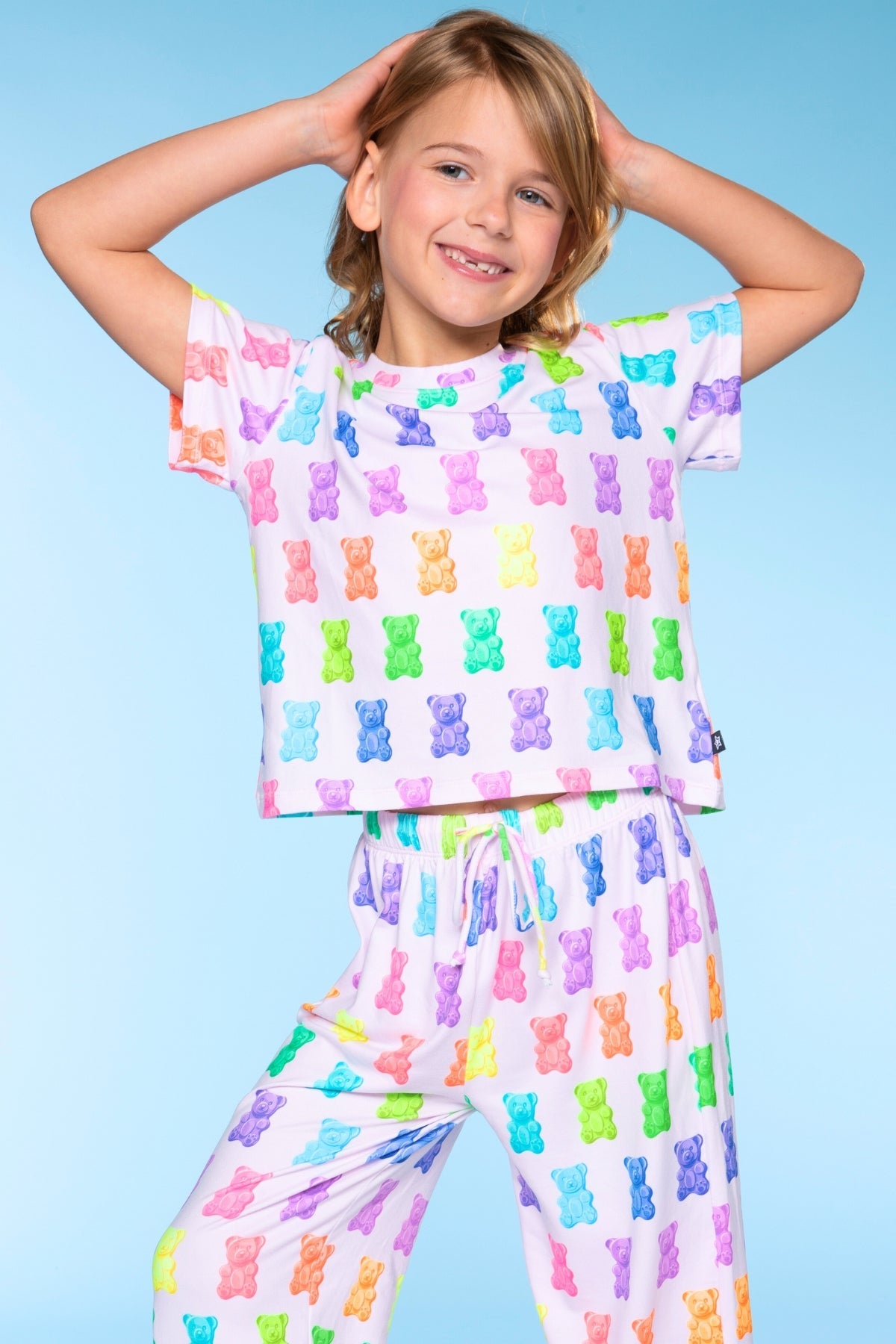 Simply Soft Easy Tee & Karate Pant - Pink Gingham Leopard