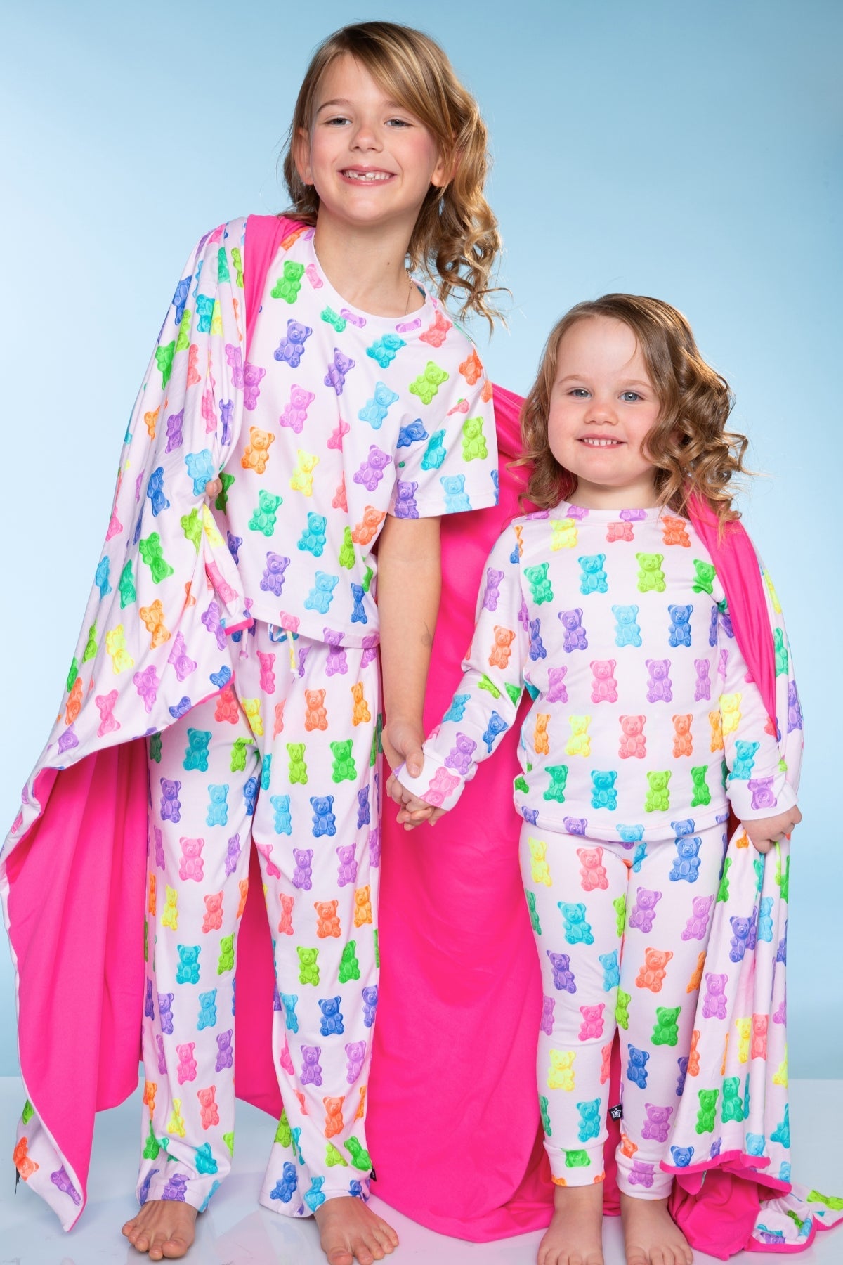 Simply Soft Easy Tee & Karate Pant - Pink Gingham Leopard