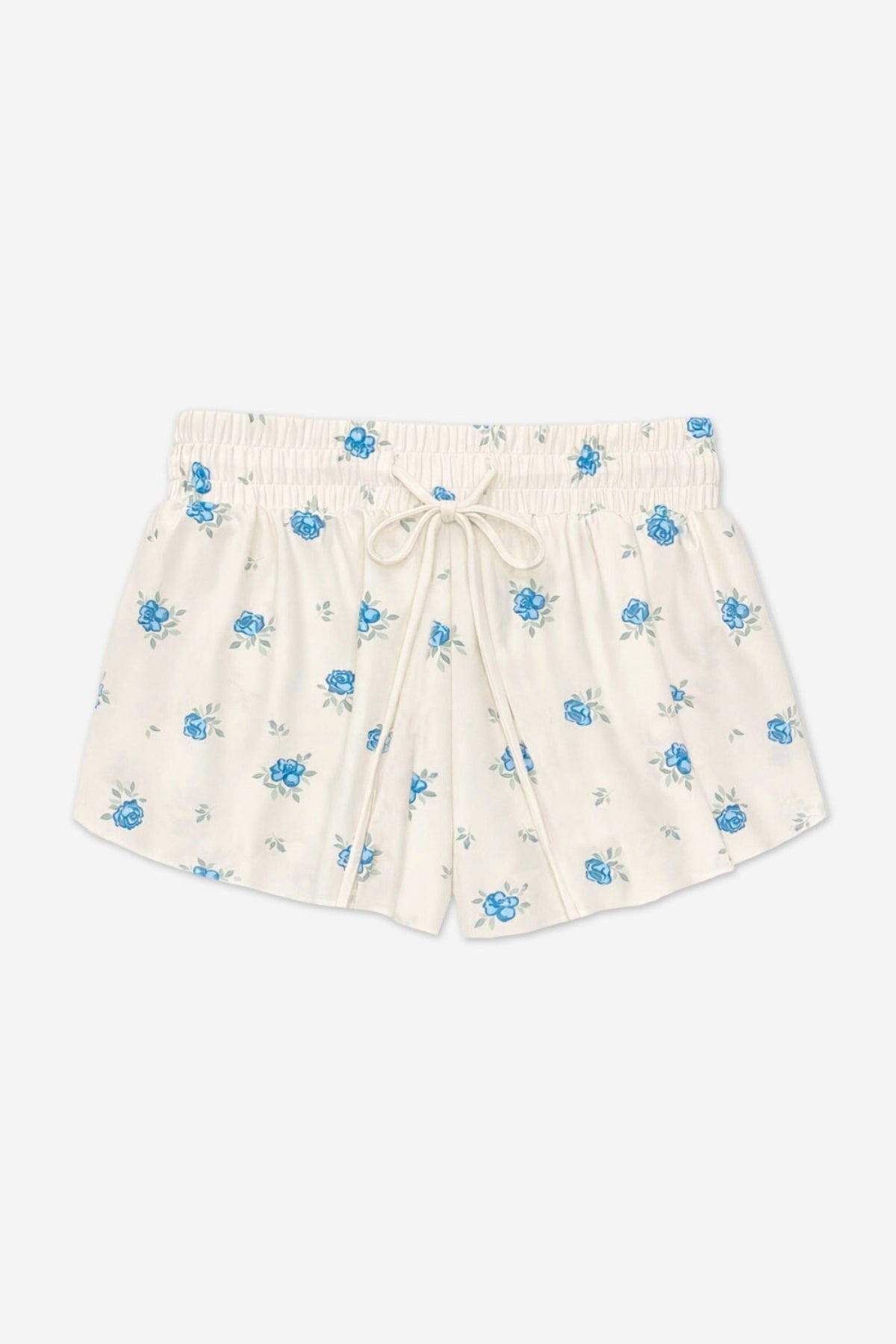 Air Swift Flowy Short - Ivory Blue Floral