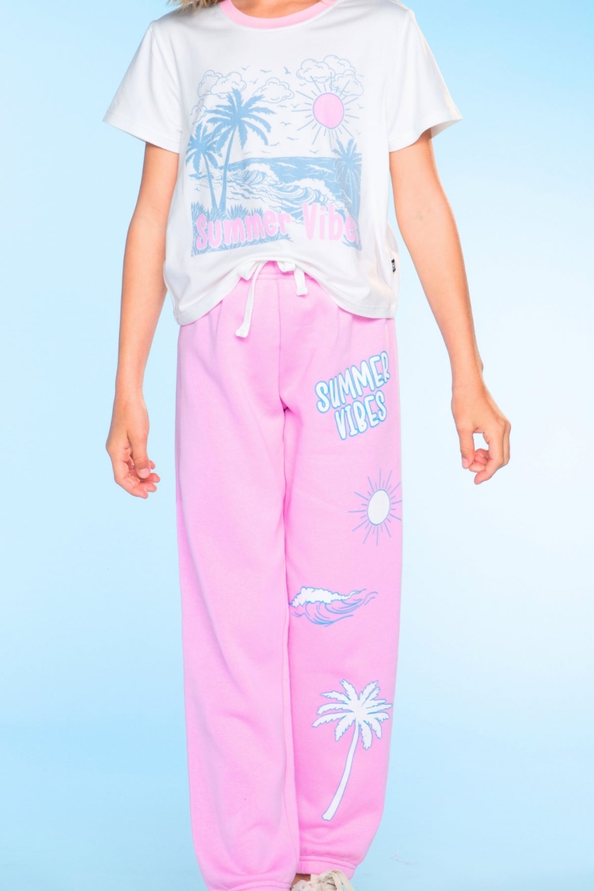 Simply Soft Easy Tee. - Ivory Gingham Daydream