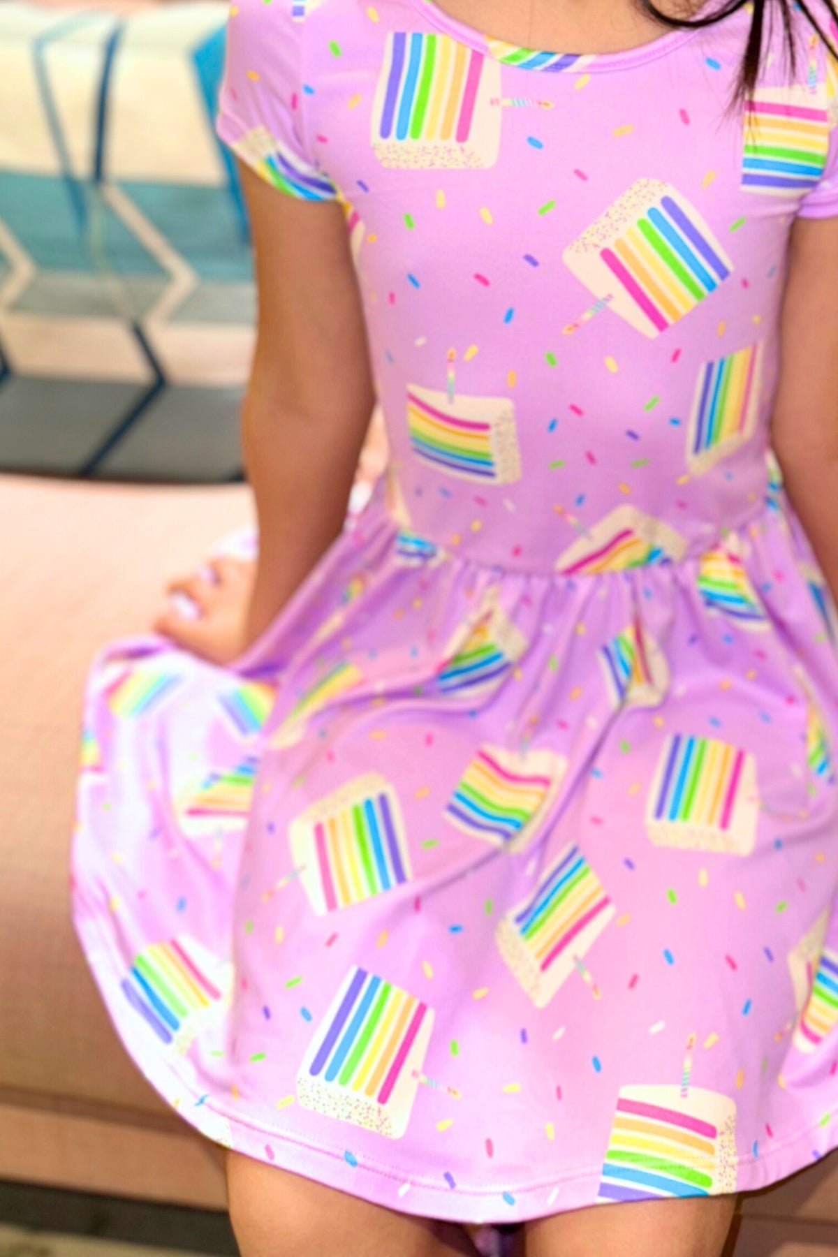 Simply Soft Long Sleeve Be Happy Dress - Pink Berry Love
