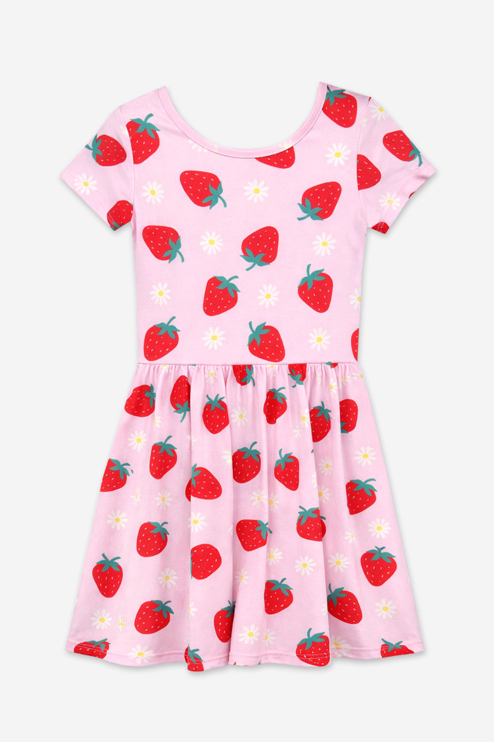 3 Pack SS Be Happy Dress - Pink Strawberry | Red White & Blue | Tie Dye Donuts - NEW!