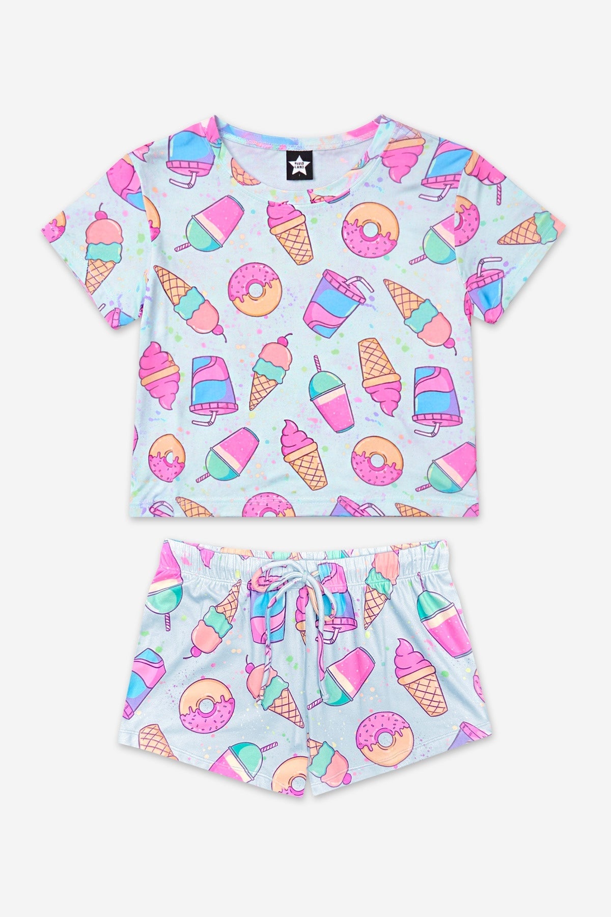 Simply Soft Easy Tee & Dolphin Short - Rainbow S'Mores - NEW!