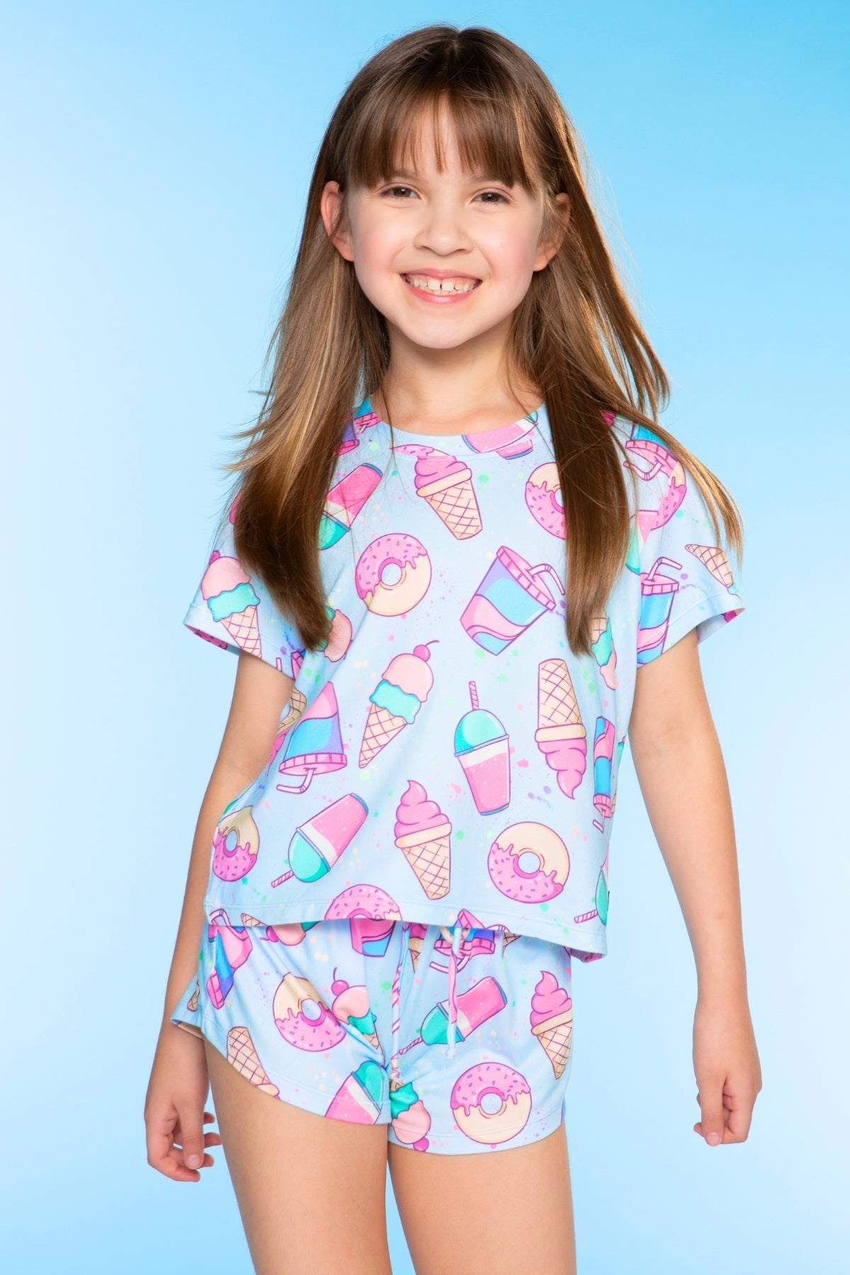 Simply Soft Easy Tee & Dolphin Short - Rainbow S'Mores - NEW!