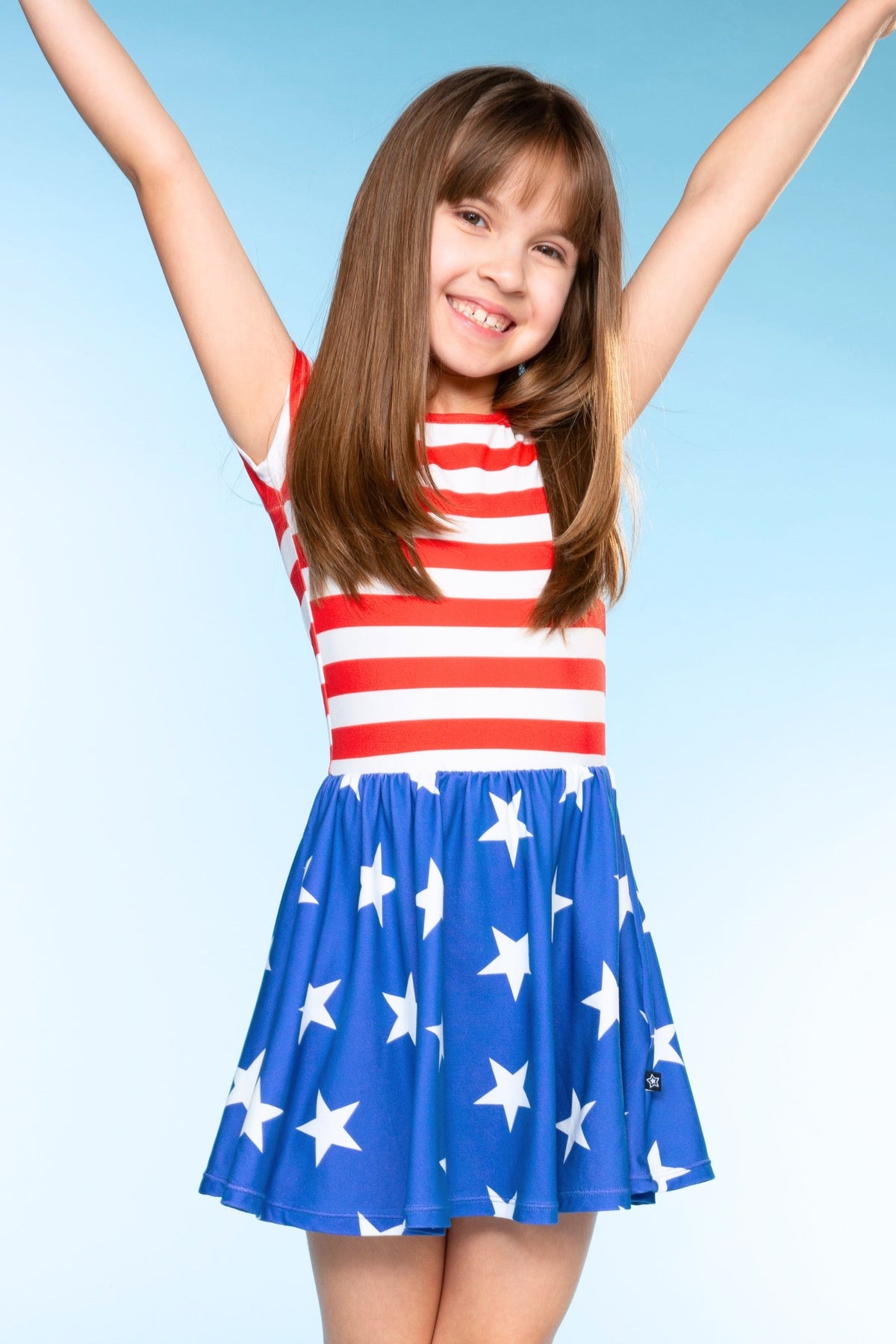 Simply Soft Short Sleeve Be Happy Dress - Pink Birthday Cake