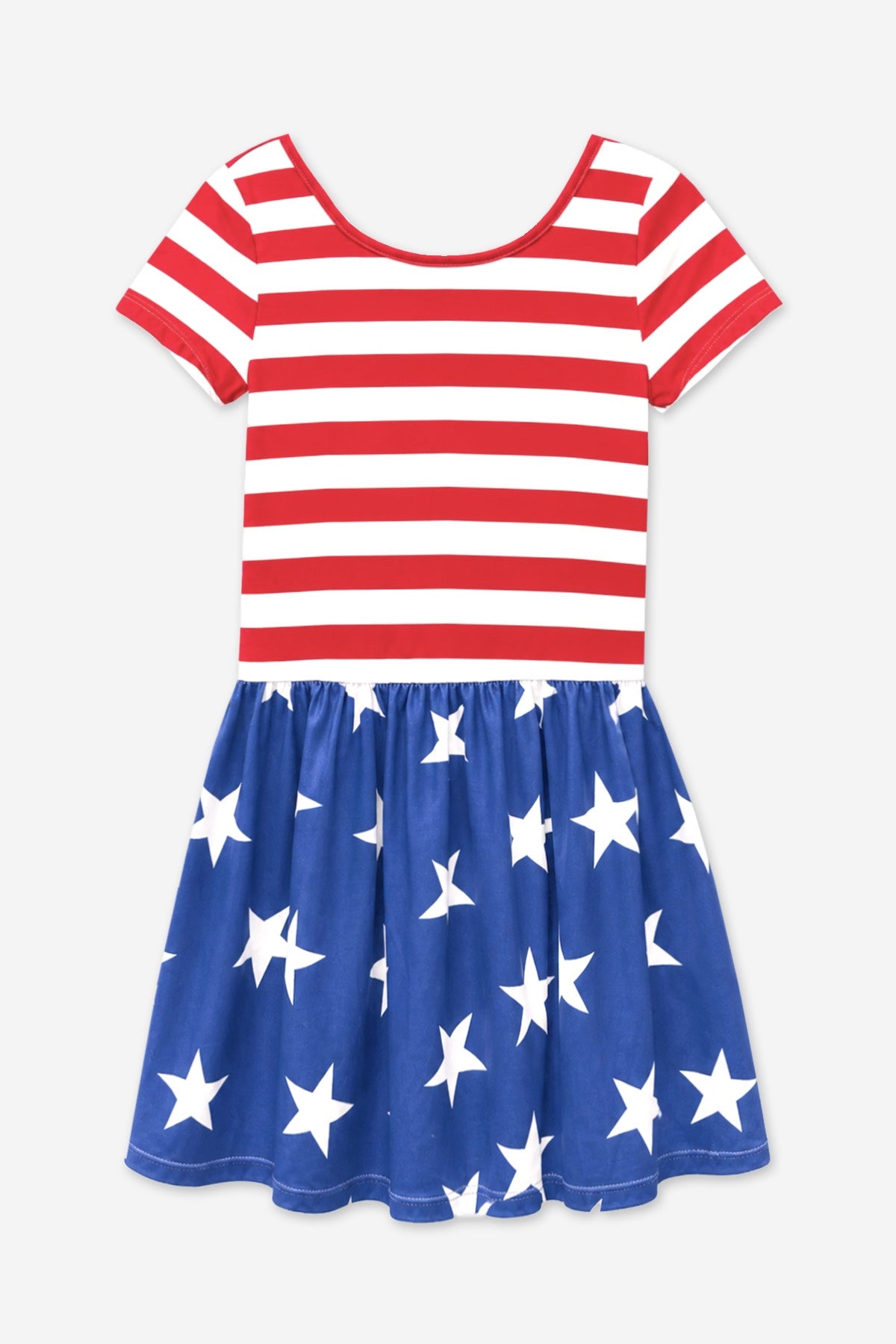 3 Pack SS Be Happy Dress - Pink Strawberry | Red White & Blue | Tie Dye Donuts - NEW!
