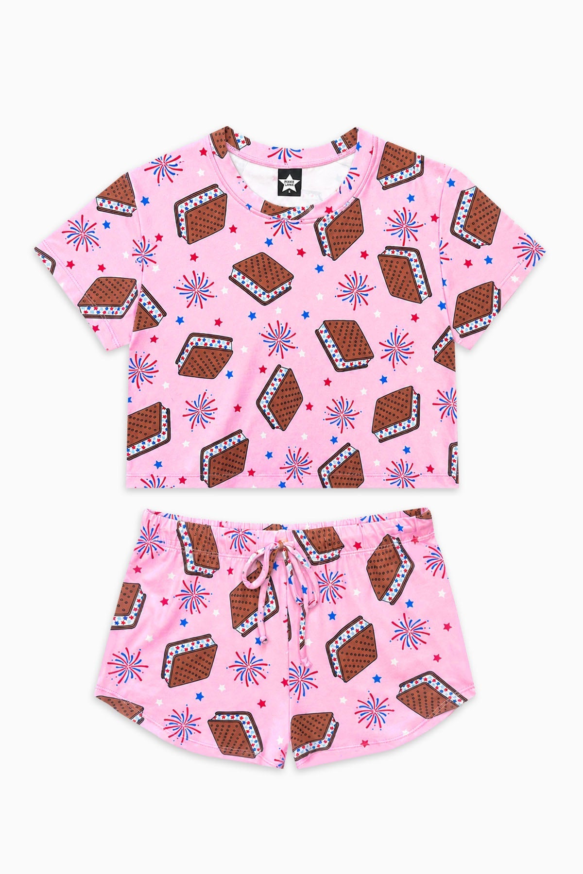 Simply Soft Easy Tee & Dolphin Short - Rainbow S'Mores - NEW!