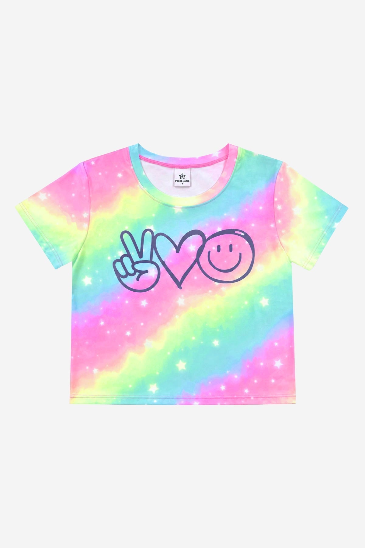 Simply Soft Easy Tee - Rainbow Star Peace Love - NEW!