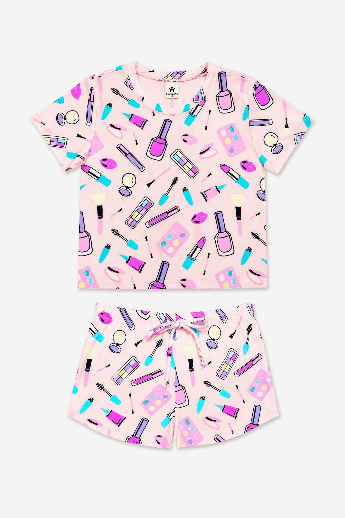 Simply Soft Easy Tee & Dolphin Short - Hot Pink Rainbow Snowcone - NEW!