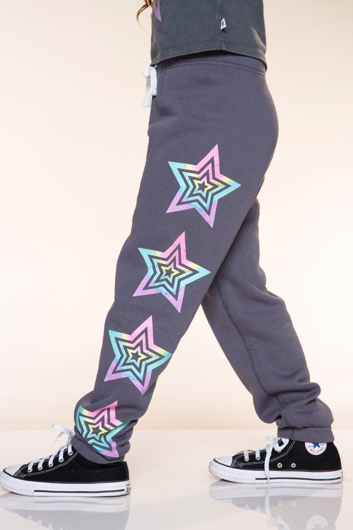 3 Pack Retro Rainbow Star Dress, Tee & Sweatpant - Retro Rainbow Star - NEW!