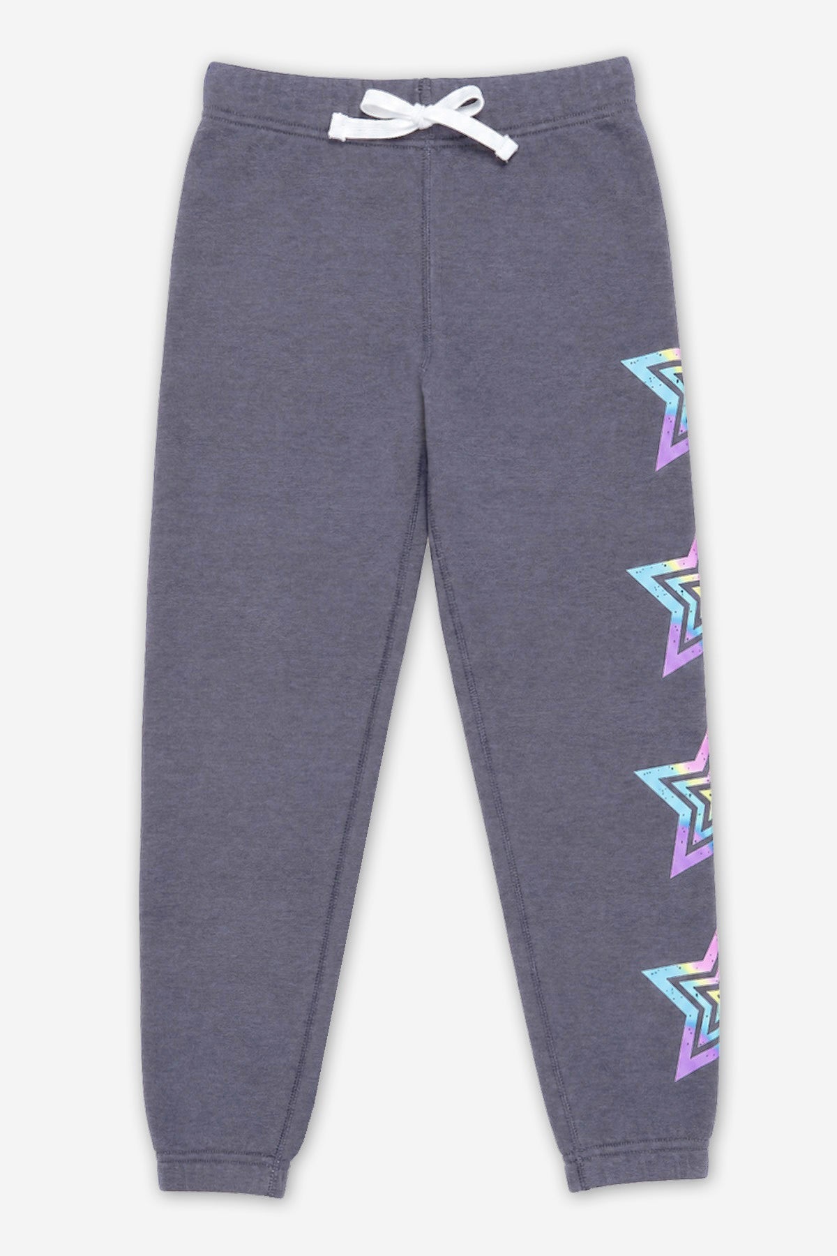Cloud Soft French Terry Sweatpant - Heather Grey Rainbow - NEW!