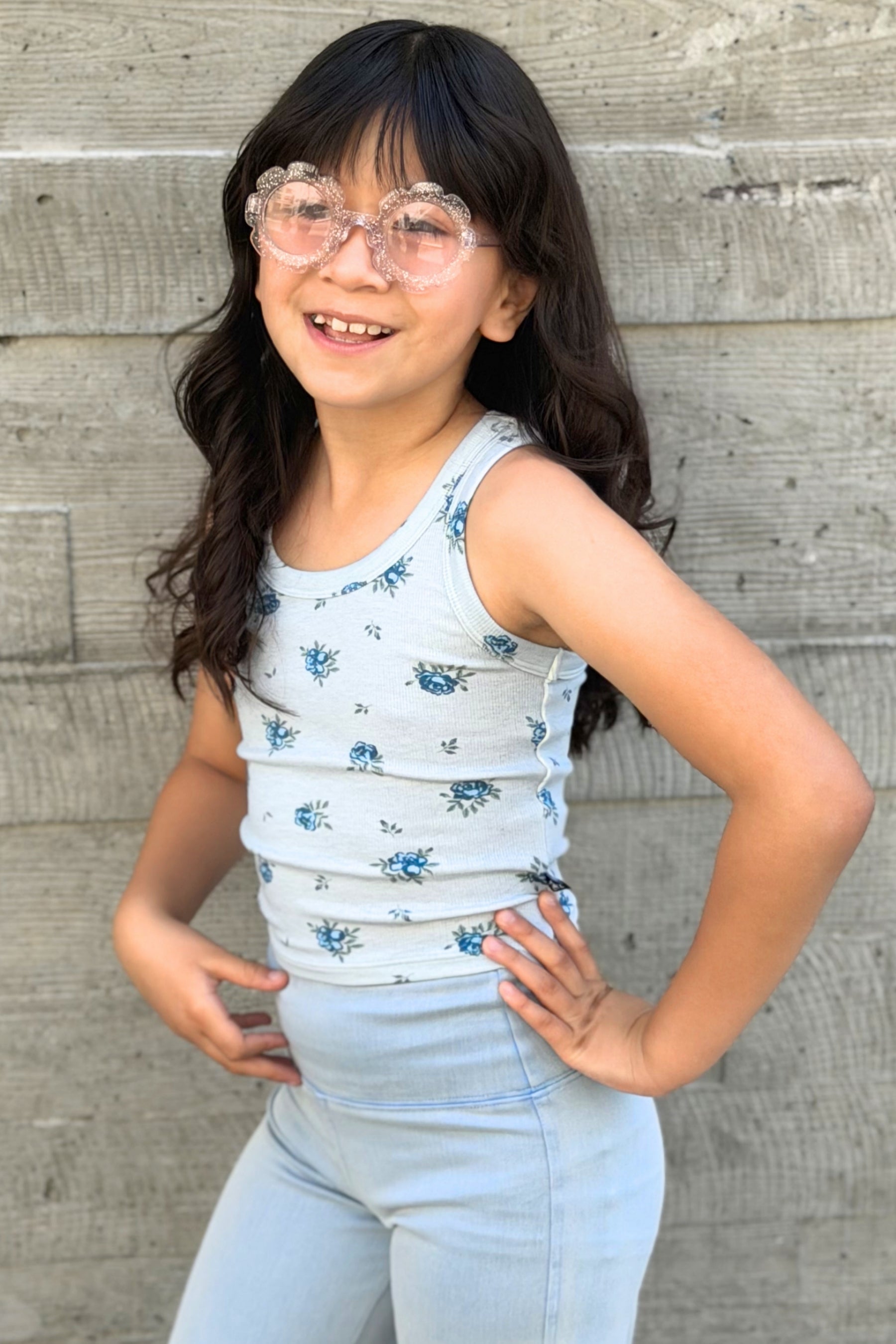 Ultra-Soft Ribbed Scoop Racer Tank - Black - NEW!