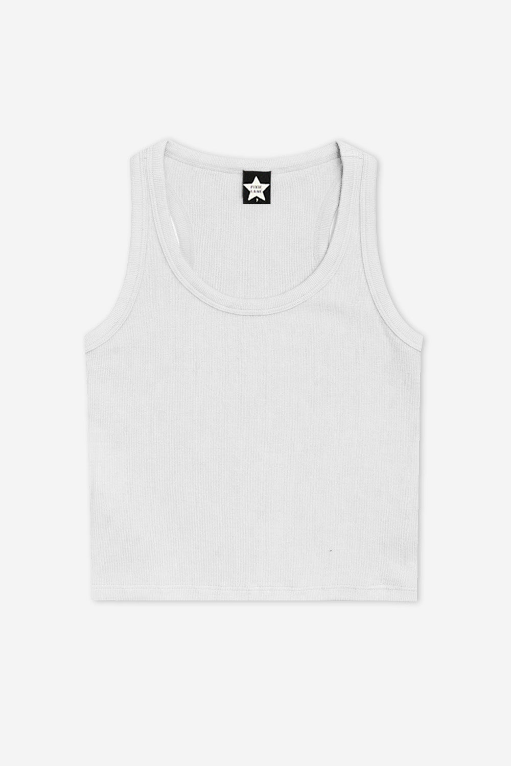 Ultra-Soft Ribbed Scoop Racer Tank - Petal Pink