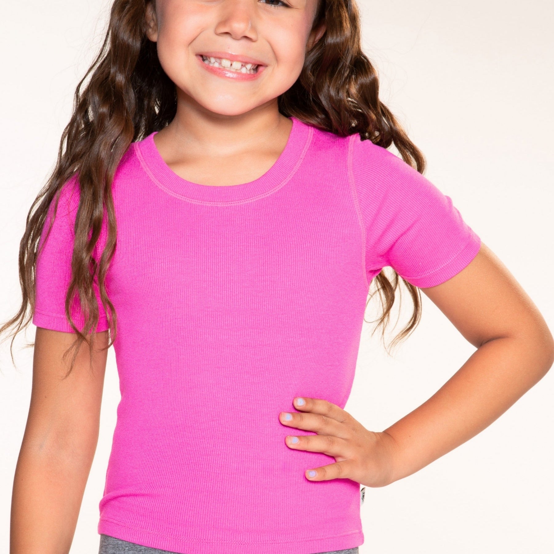 Ultra-Soft Ribbed Fitted Tee