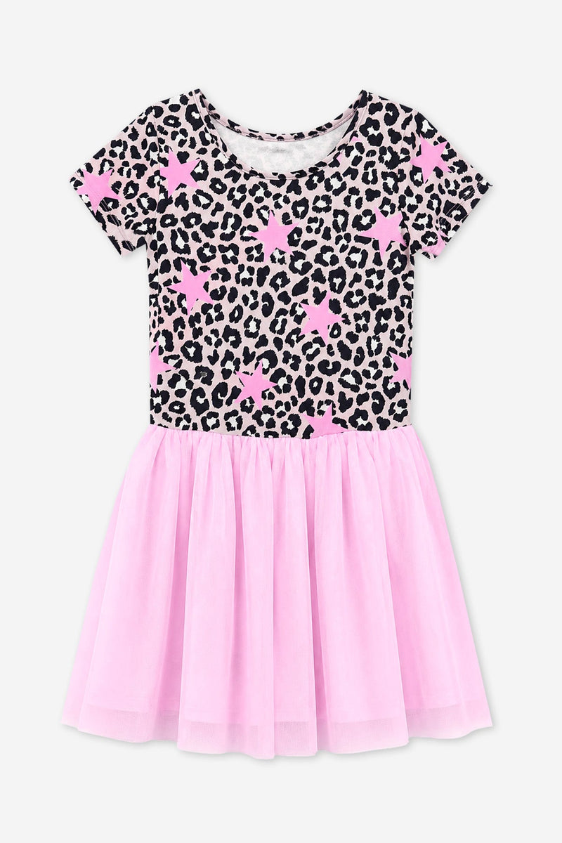 Simply Soft Short Sleeve Be Happy Tulle Dress