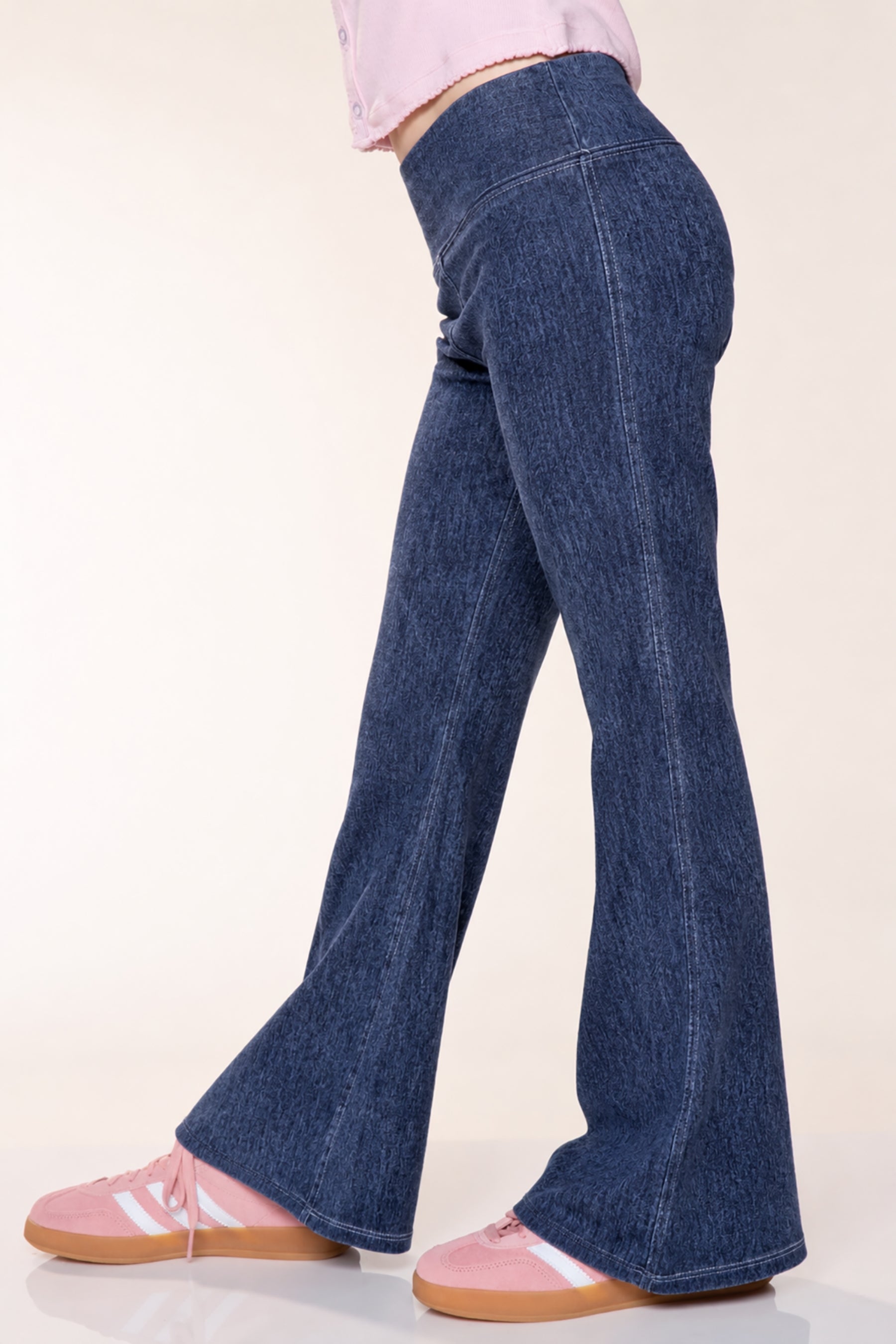 3-Pack Super Stretch Soft Denim Flare Jegging - Black | Vintage Blue | Vintage Indigo - NEW!