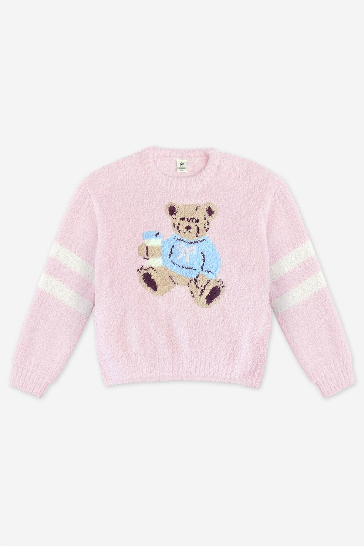 Cloud Plush Crew Neck Sweater - Lavender Denim Love - NEW!