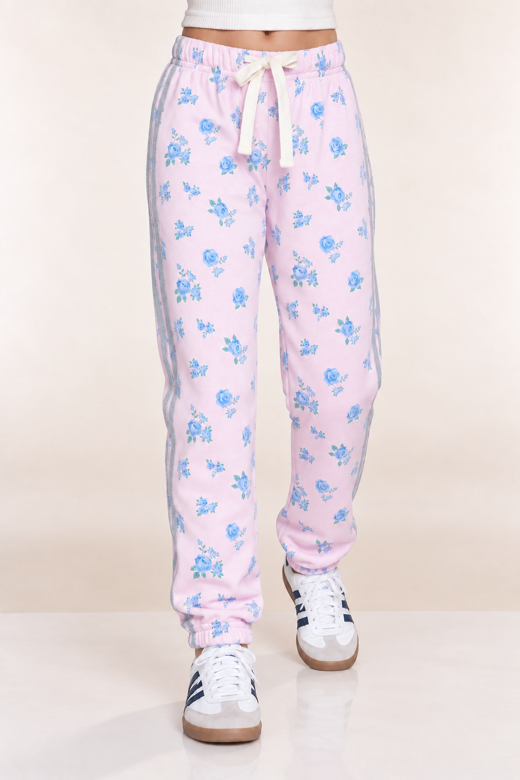 Cloud Soft French Terry Sweatpant - Charcoal Rainbow Star - NEW!