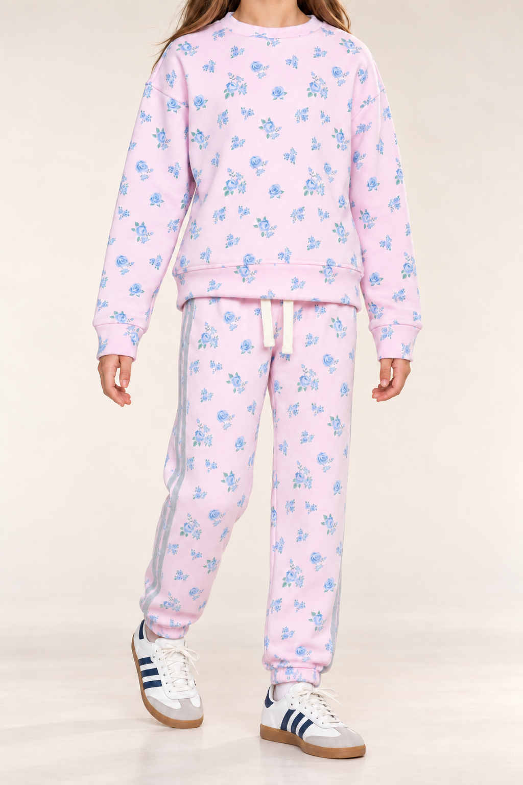 Cloud Soft French Terry Sweatpant - Charcoal Rainbow Star - NEW!