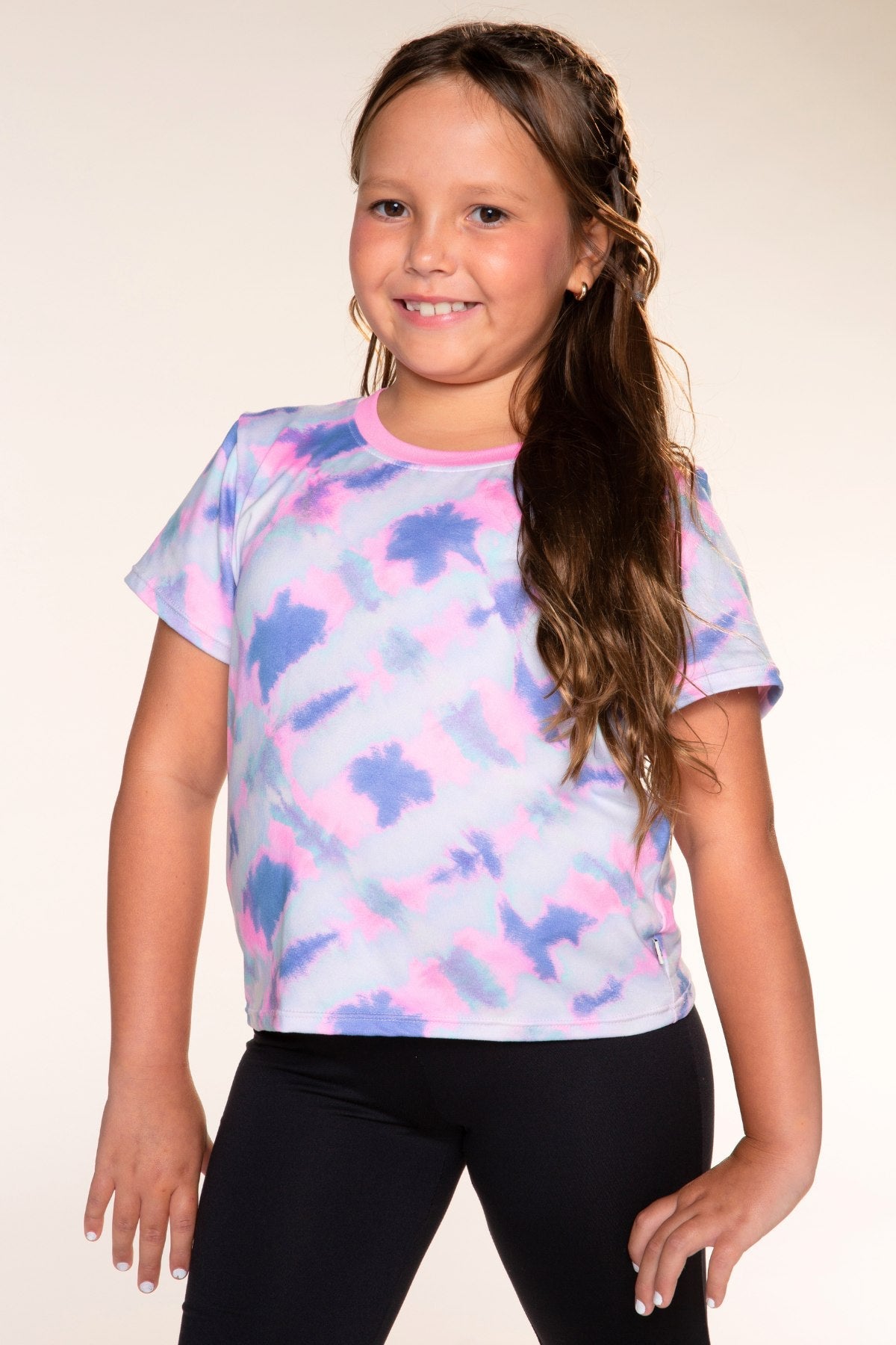Simply Soft Easy Tee - Purple Graffiti Icons - NEW!
