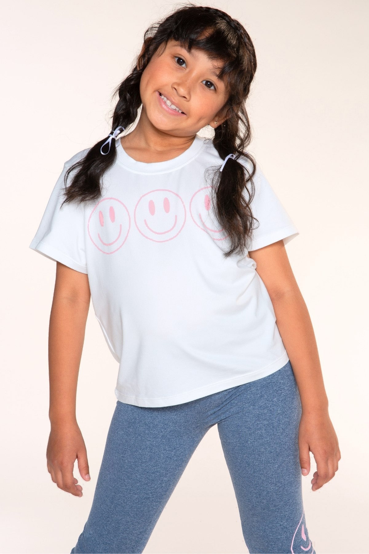 Simply Soft Easy Tee - White Rainbow Heart - NEW!