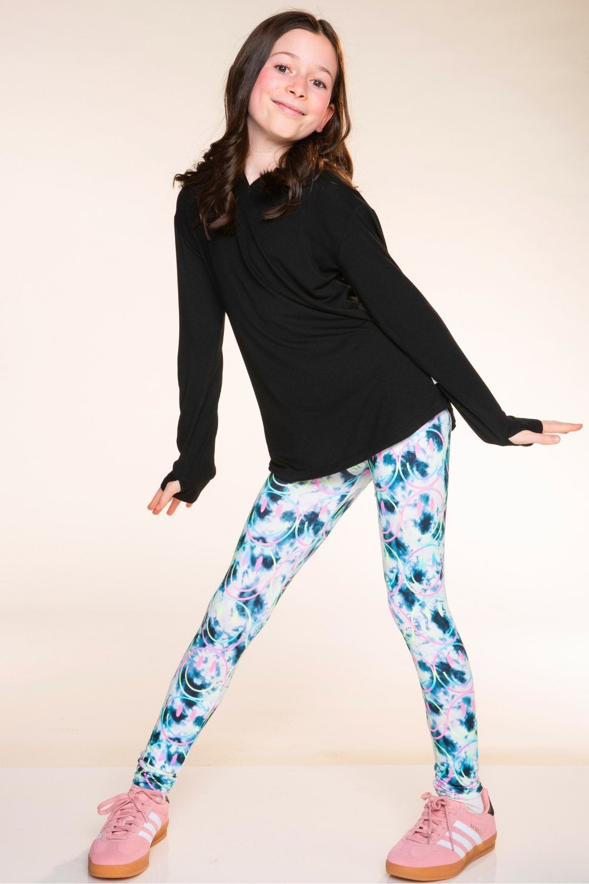 Simply Soft Long Legging. - Rainbow Leopard Heart - NEW!