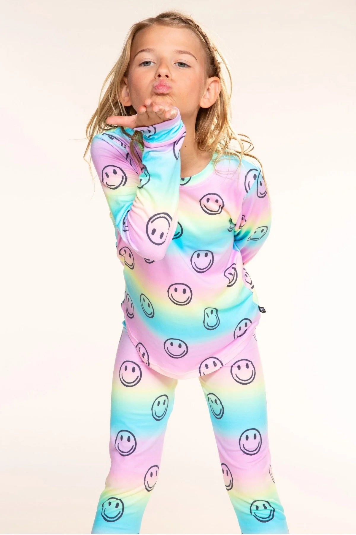 Gift Set - Slim Lounge Set & Cozy Blanket - Pink Rainbow Unicorn - NEW!