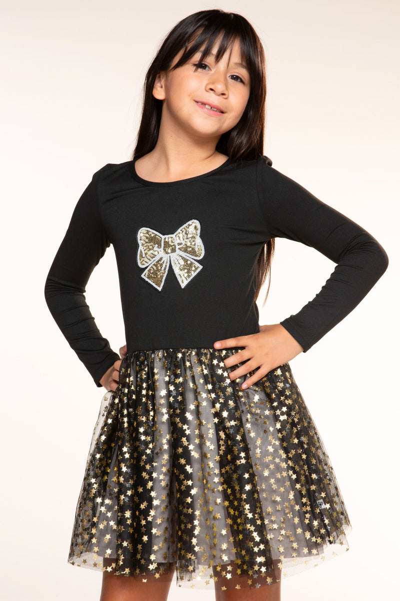 Simply Soft Long Sleeve Ballet Be Happy Tulle Dress