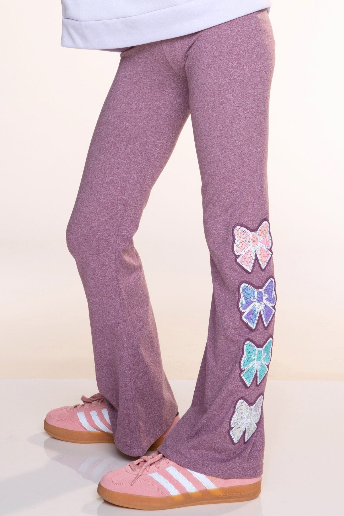 Simply Soft Luxe Flare Legging - Lavender Butterfly Emoji - NEW!