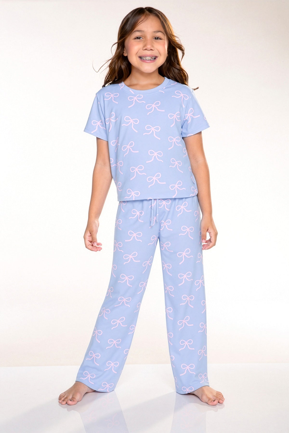 Simply Soft Easy Tee & Karate Pant - Ivory Floral Bow - NEW!
