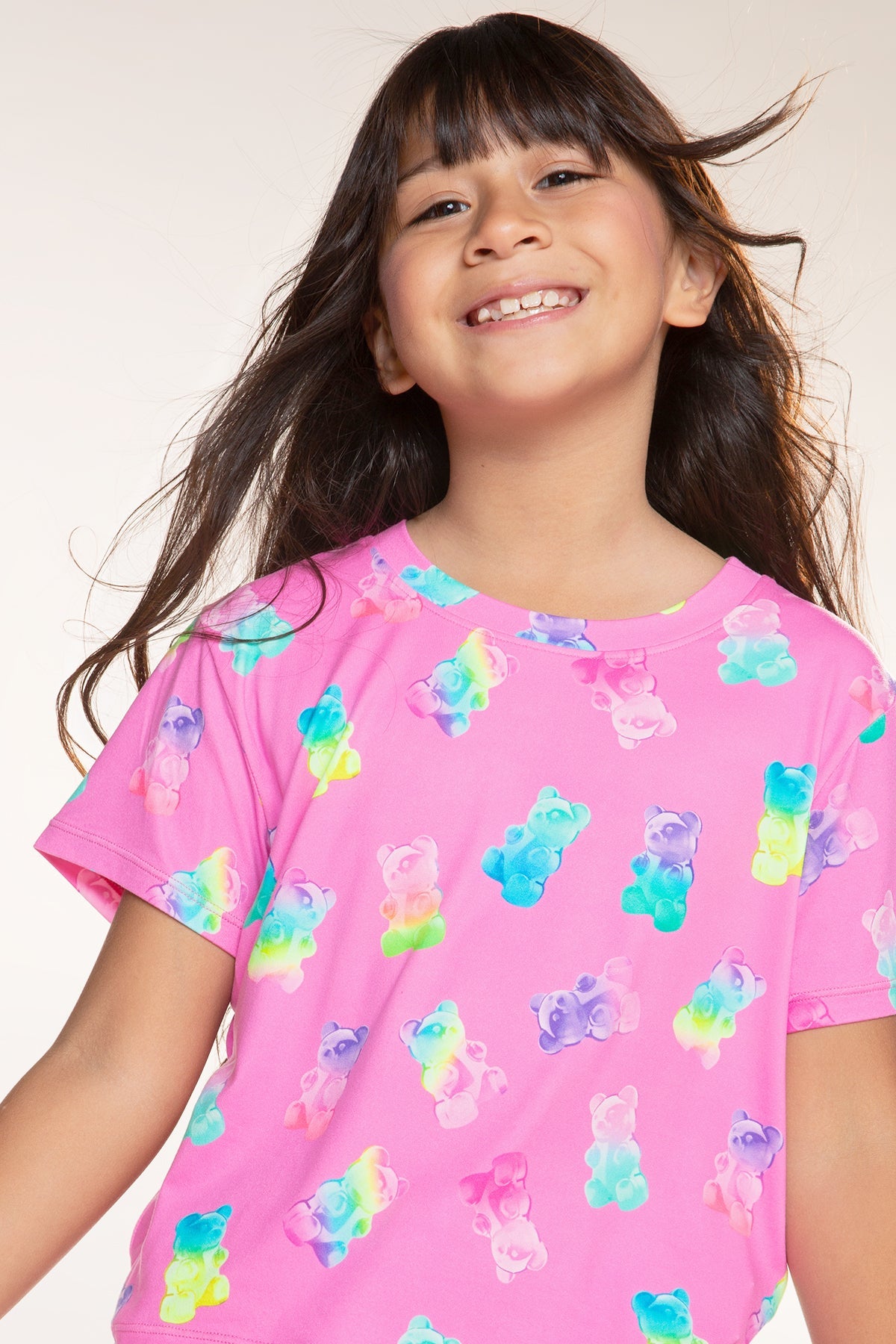 Simply Soft Easy Tee & Karate Pant - Purple Blue Ombre Leopard Splatter - NEW!