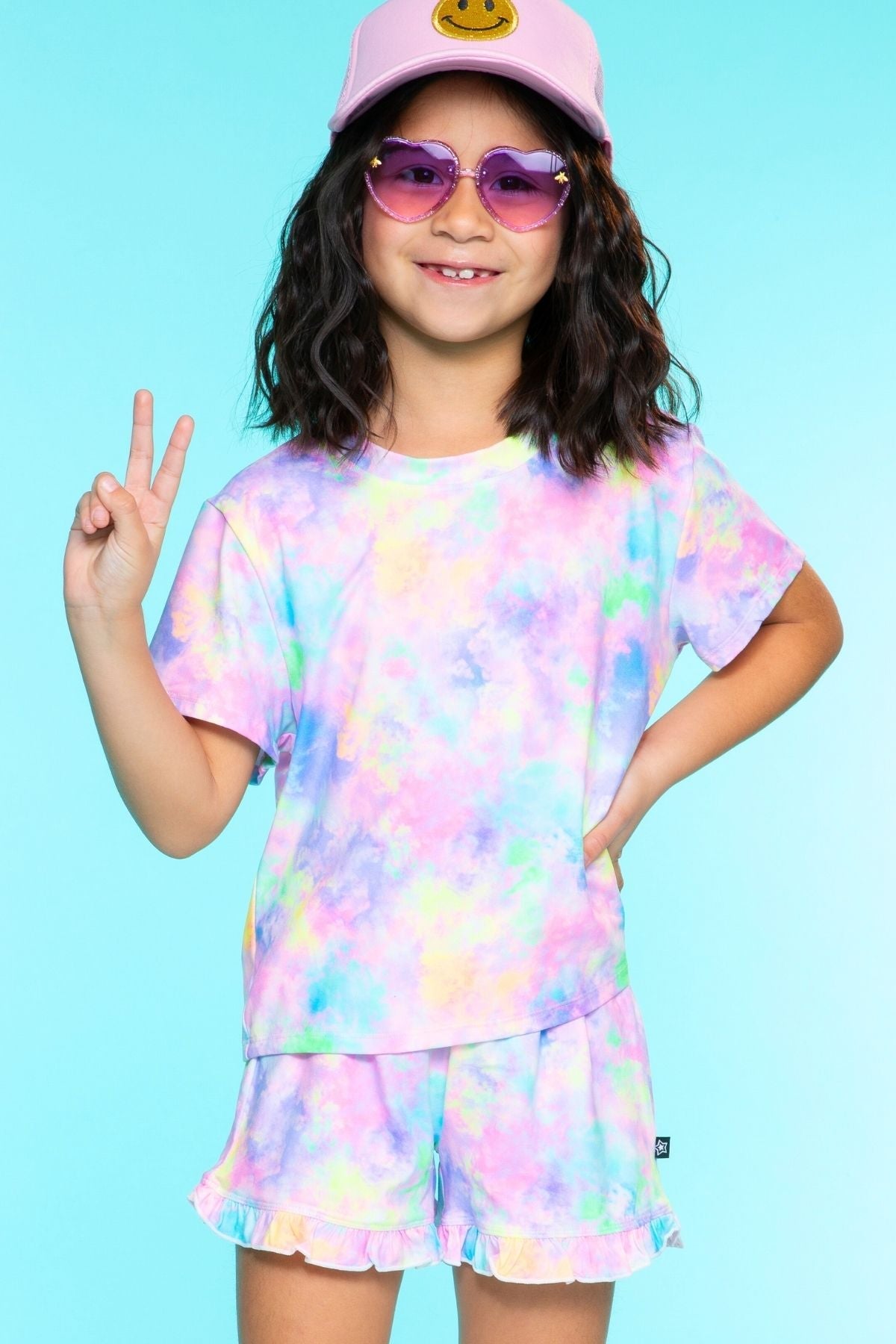 Simply Soft Easy Tee - Rainbow Star Peace Love - NEW!