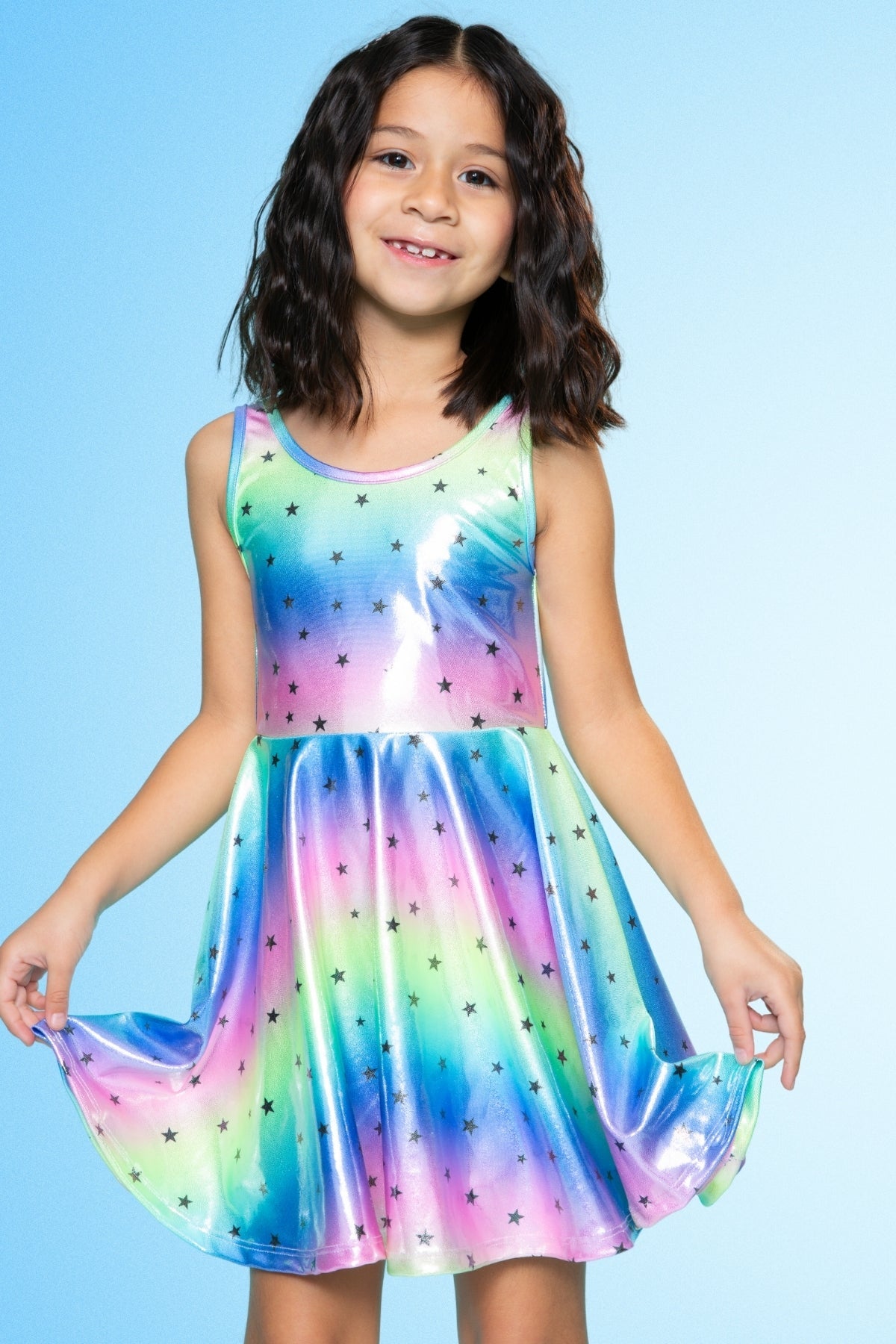High Shine Super Twirl Dress - Rainbow Gummy Bear