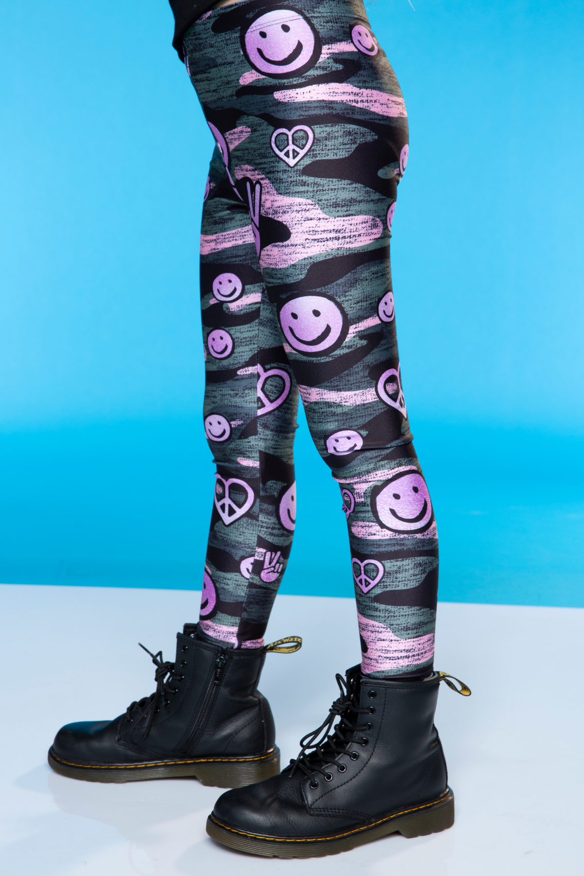 High Shine Long Legging - Silver Glitter
