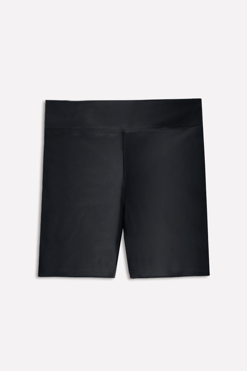 High Shine Biker Short - Silver Rainbow Gummy Bear